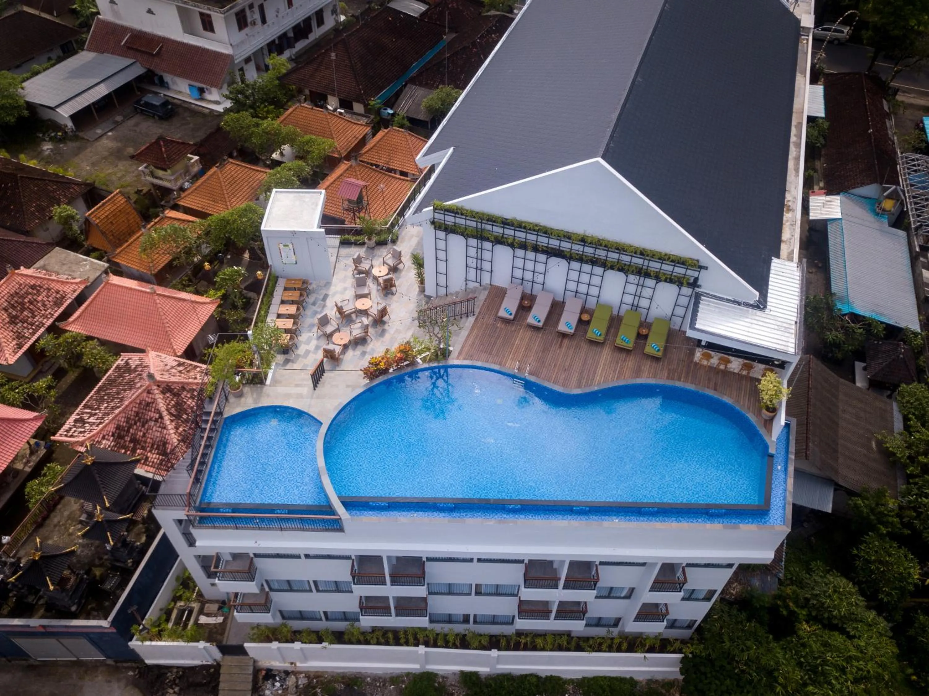 Bird's eye view in RV Hotel Gianyar