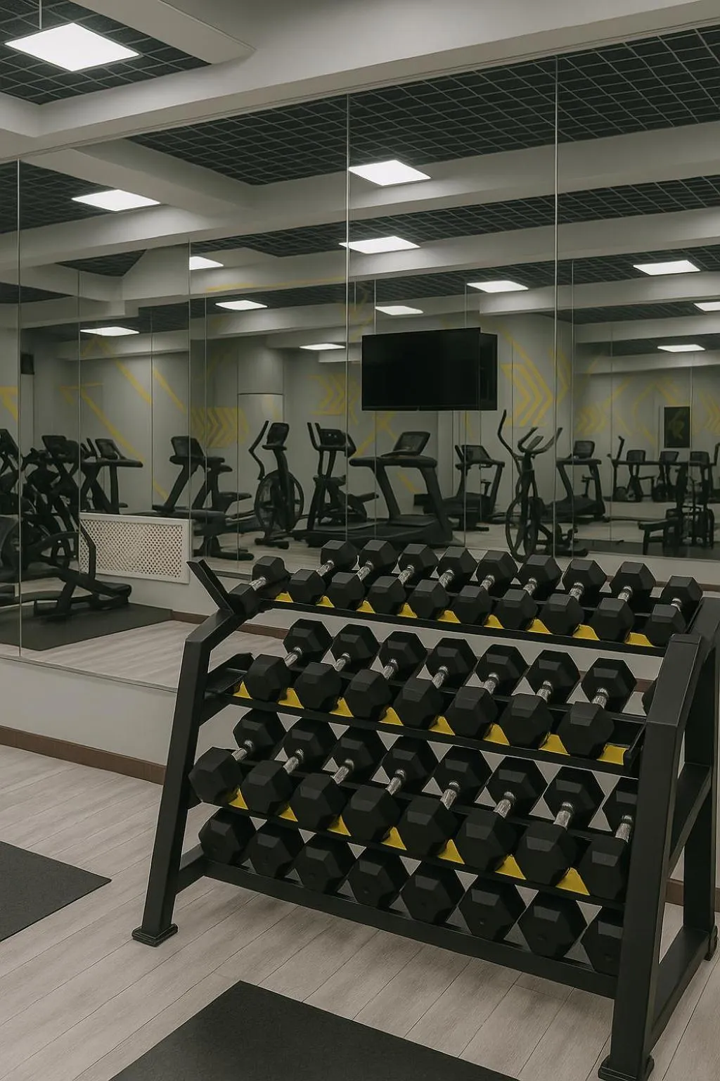 Fitness centre/facilities in Tauke Khan Plaza