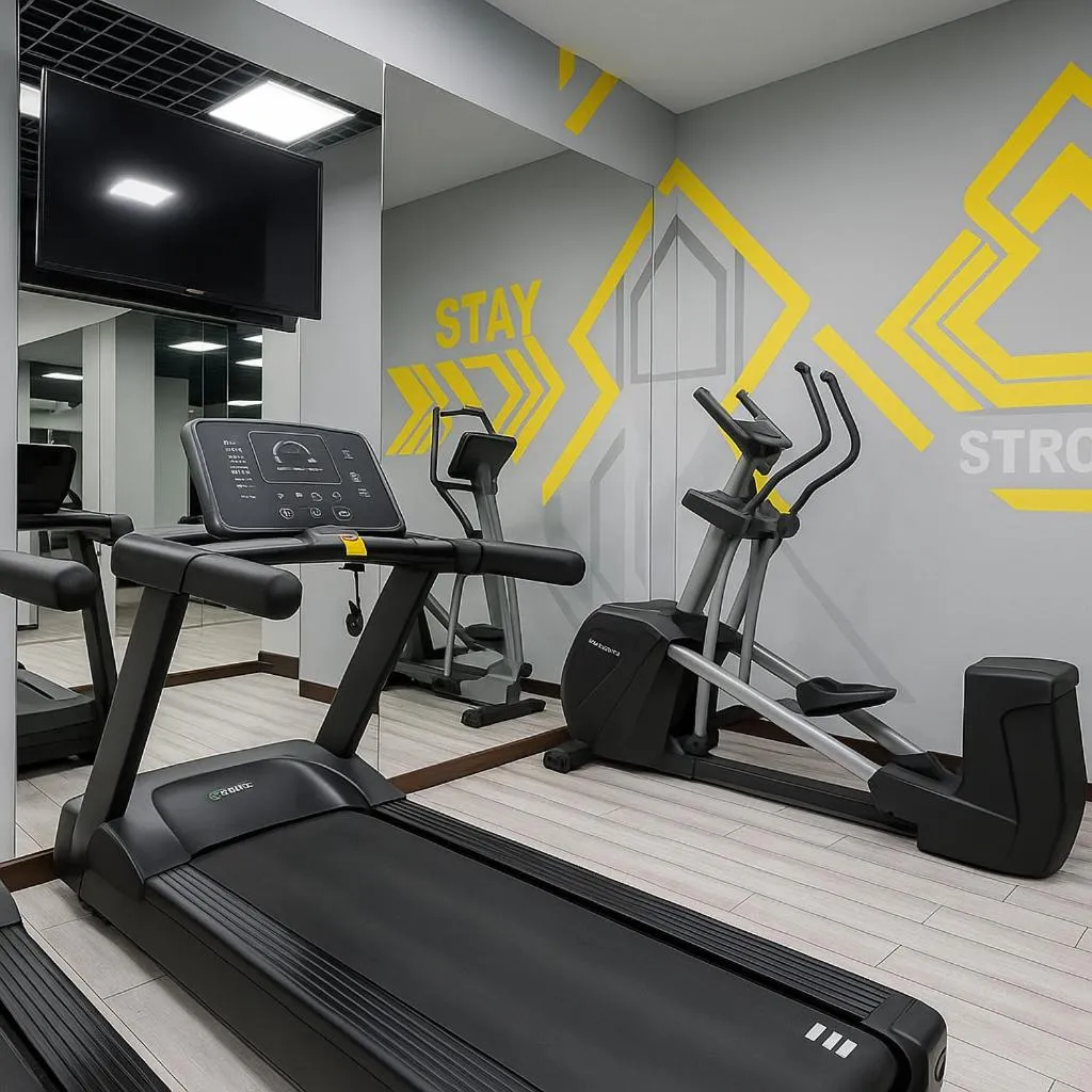 Fitness centre/facilities in Tauke Khan Plaza