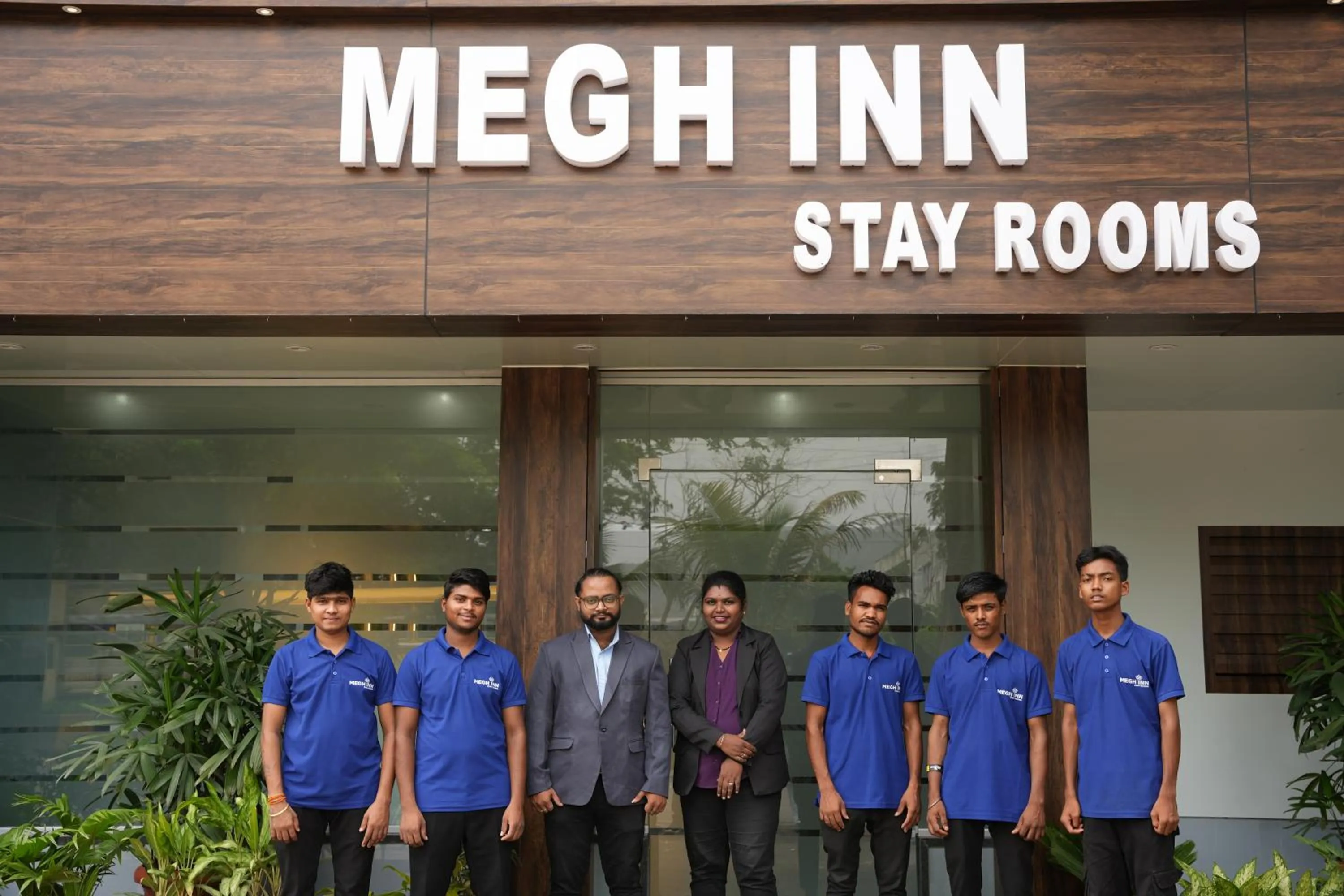 Lobby or reception in MEGH INN