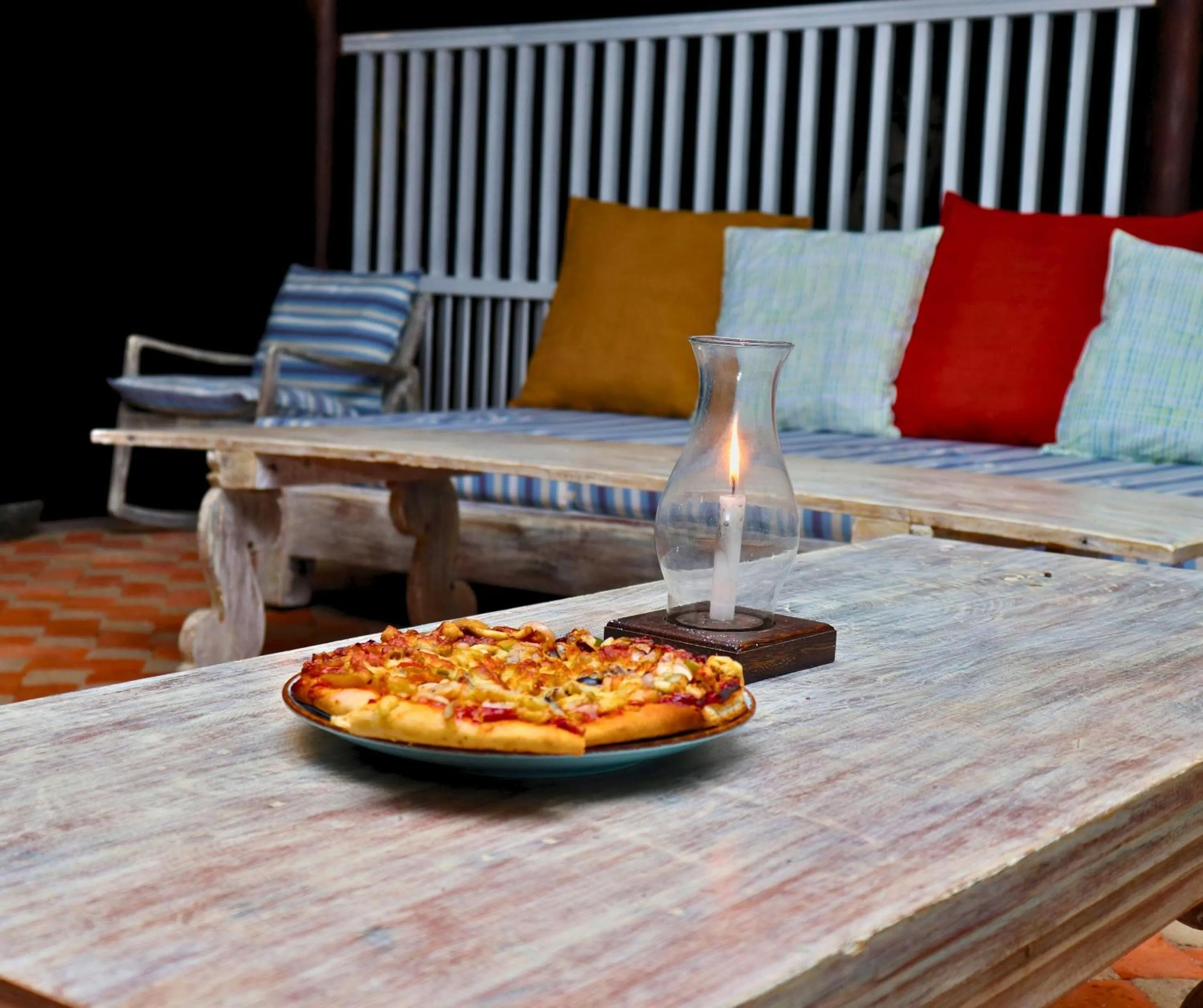 Food and drinks in Esperanza Beach Mawella