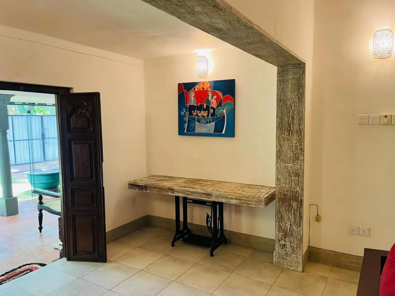 Facade/entrance in Esperanza Beach Mawella