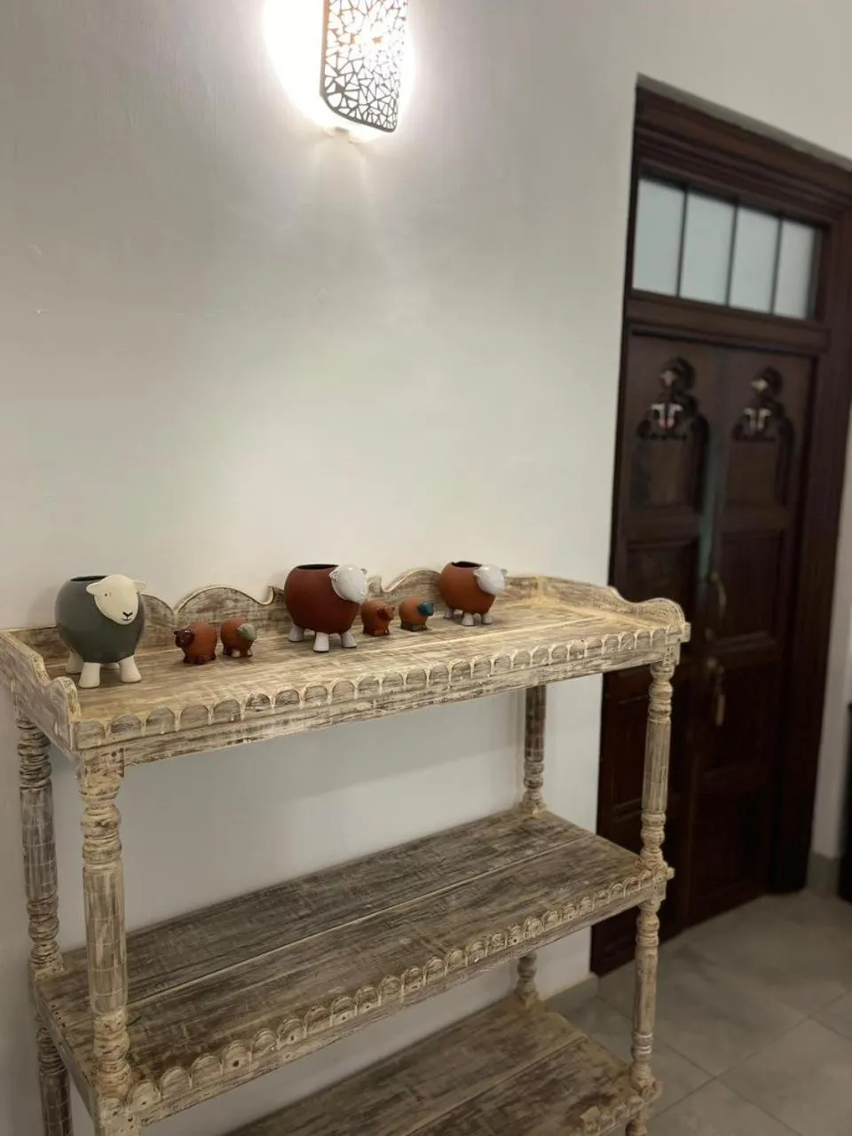 Decorative detail in Esperanza Beach Mawella