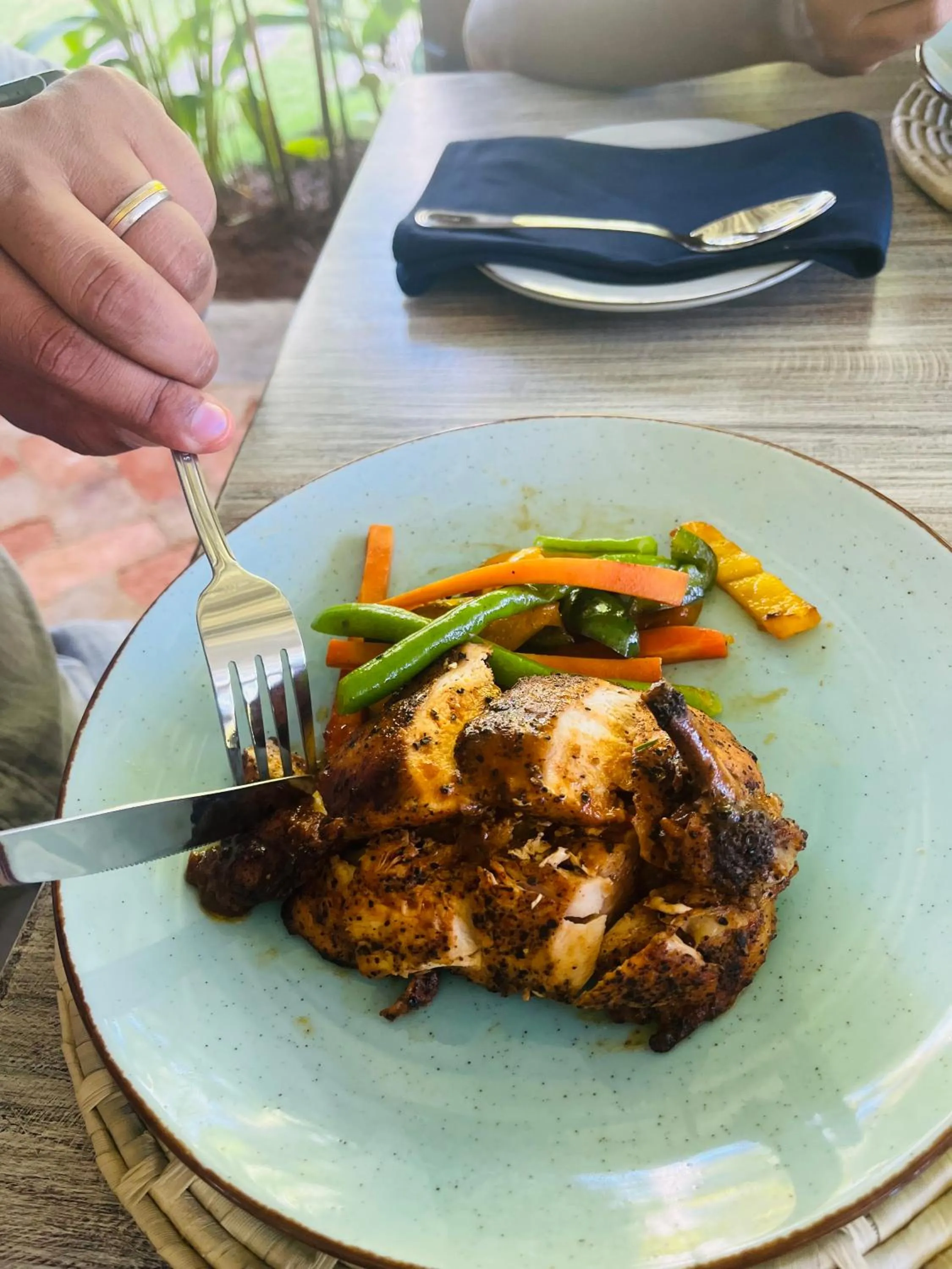 Lunch in Esperanza Beach Mawella