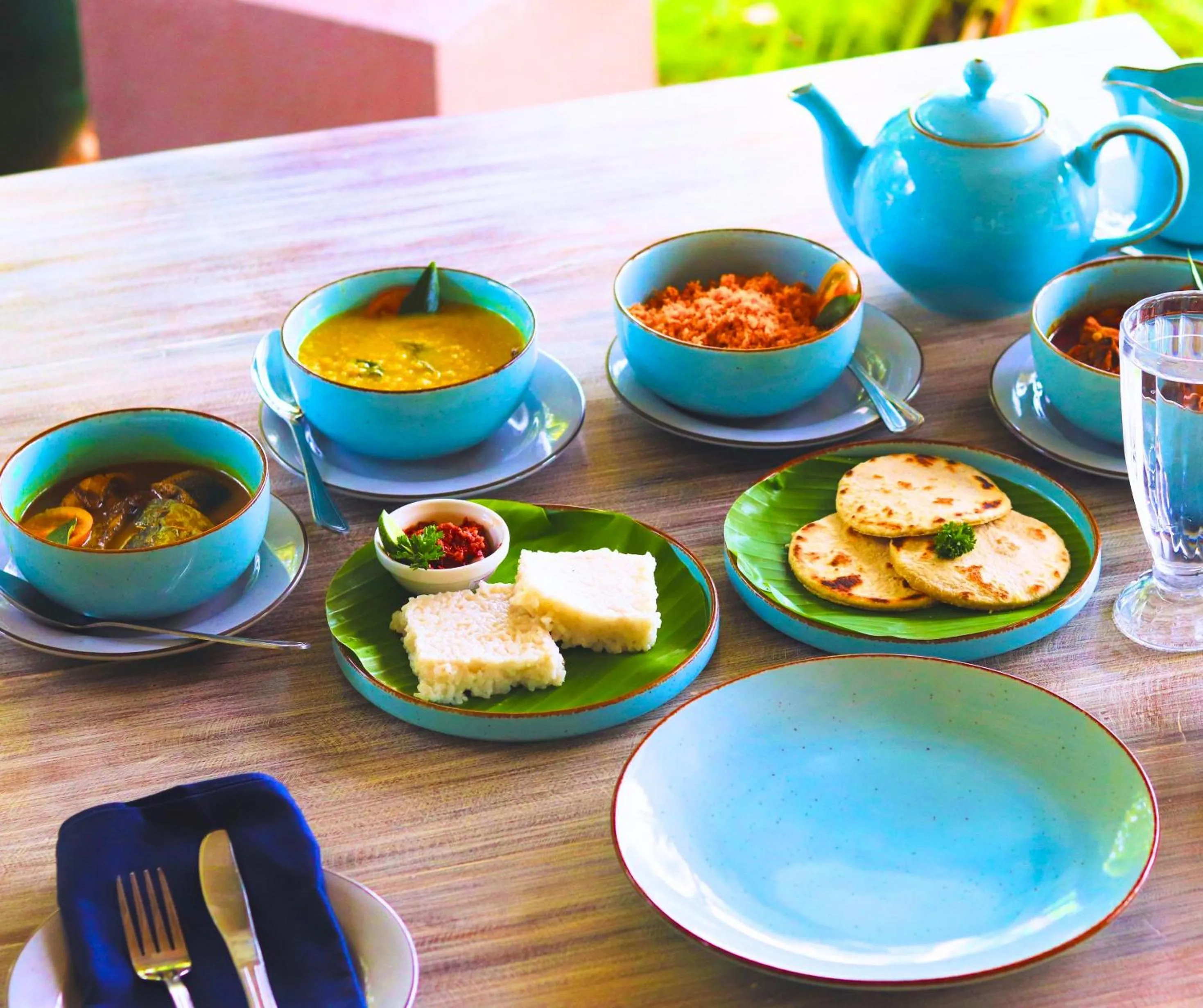 Food in Esperanza Beach Mawella