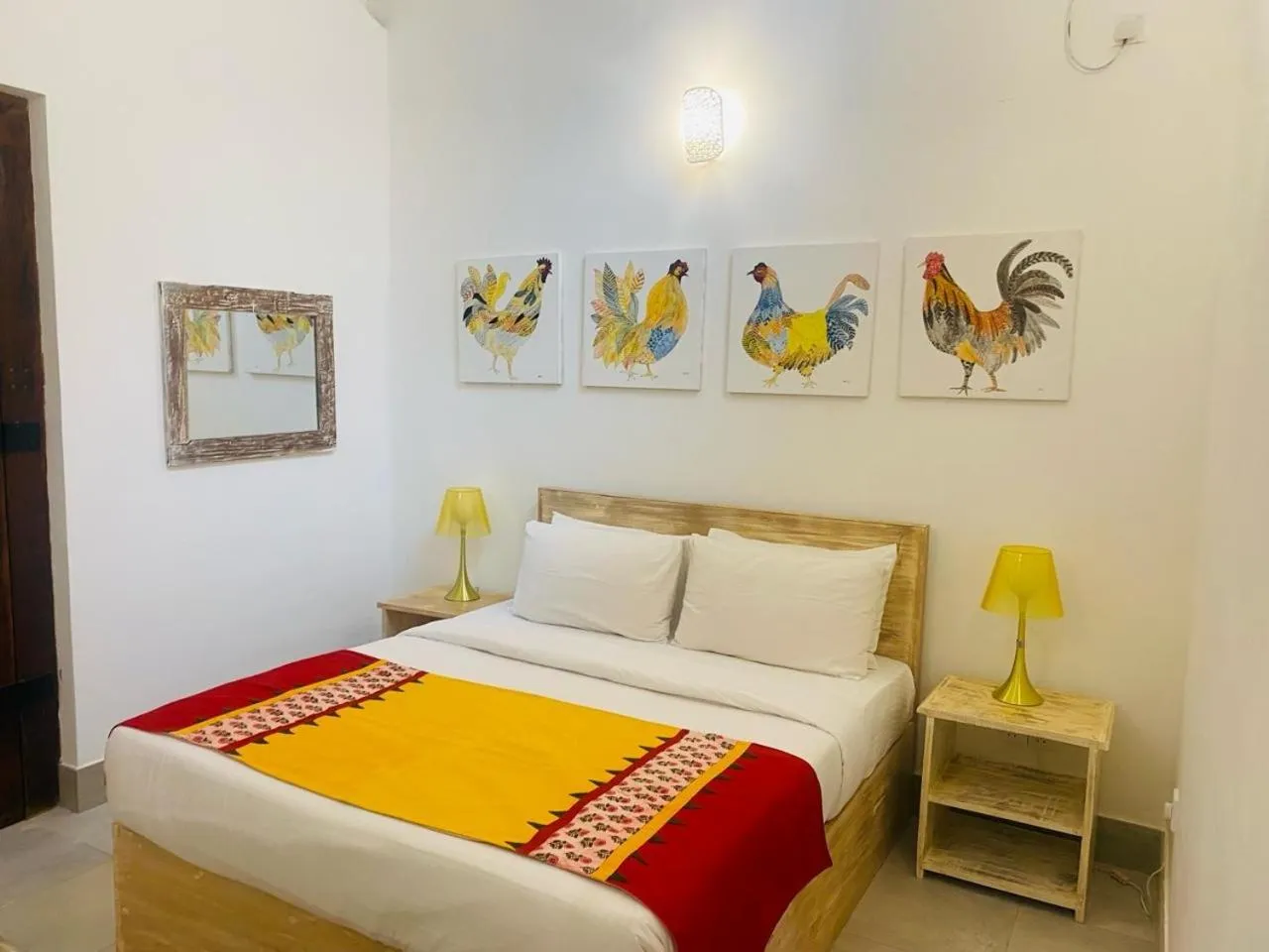 Bedroom, Bed in Esperanza Beach Mawella