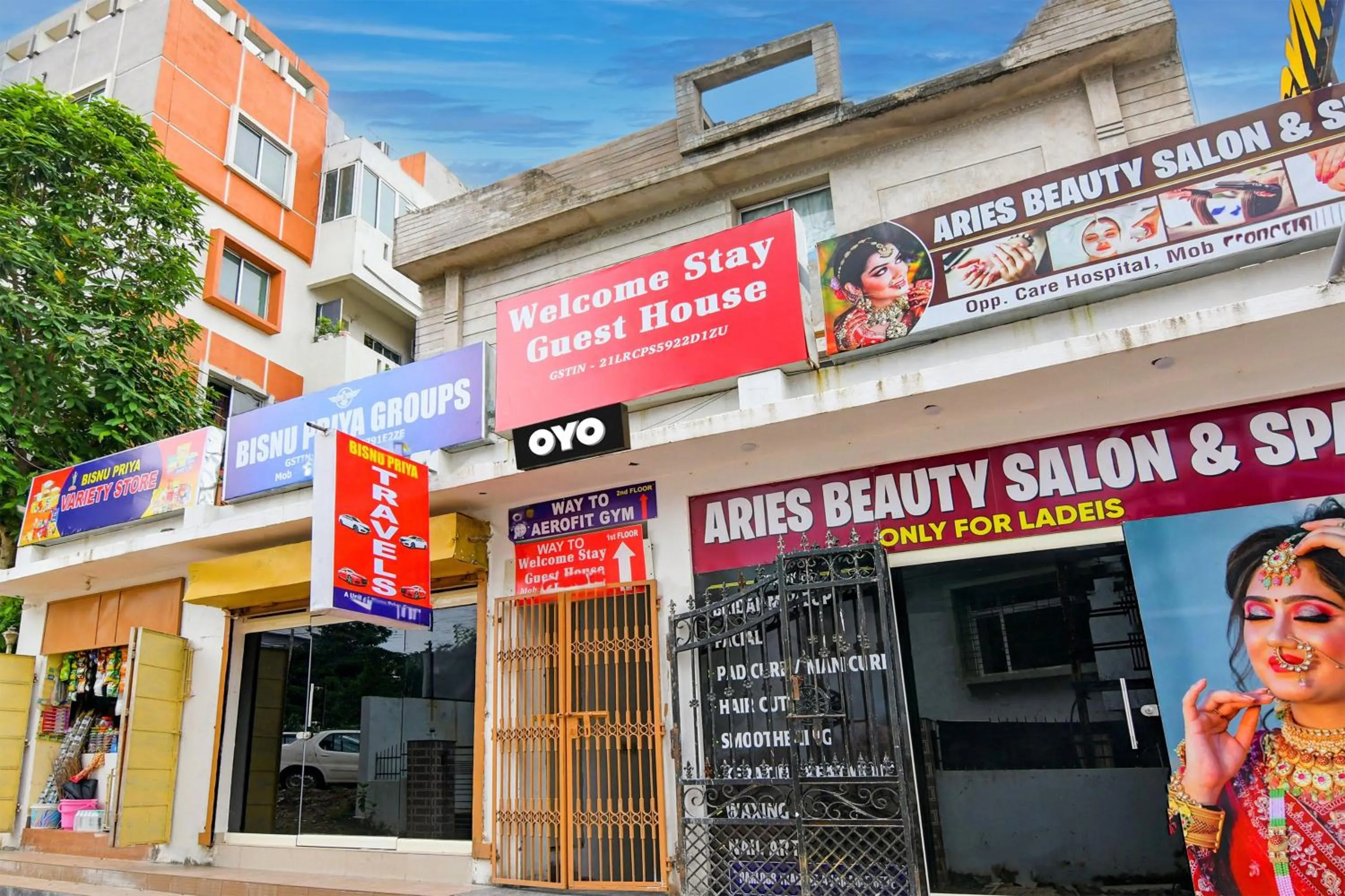 Facade/entrance in Hotel O Welcome Stay Guest House