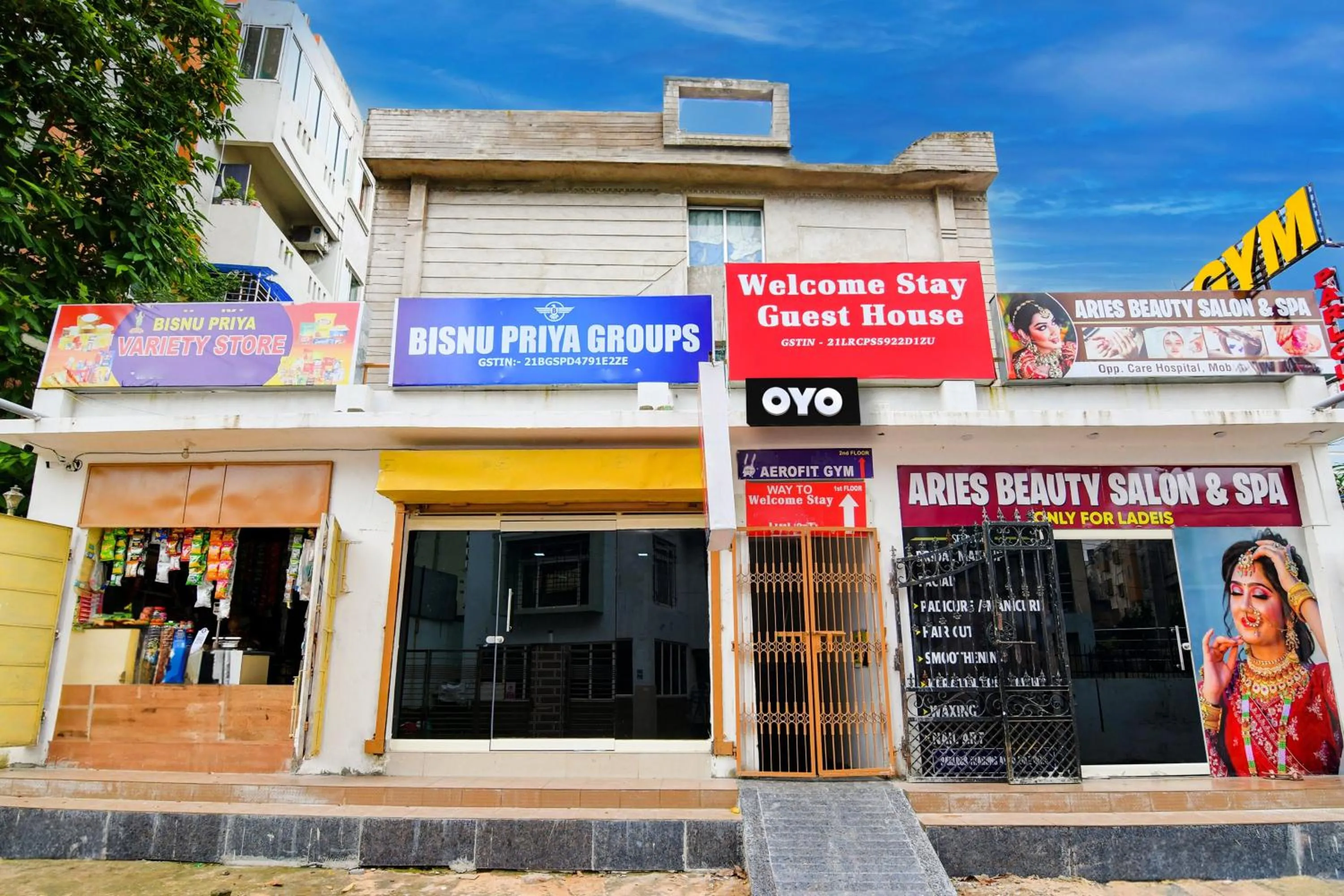 Facade/entrance in Hotel O Welcome Stay Guest House