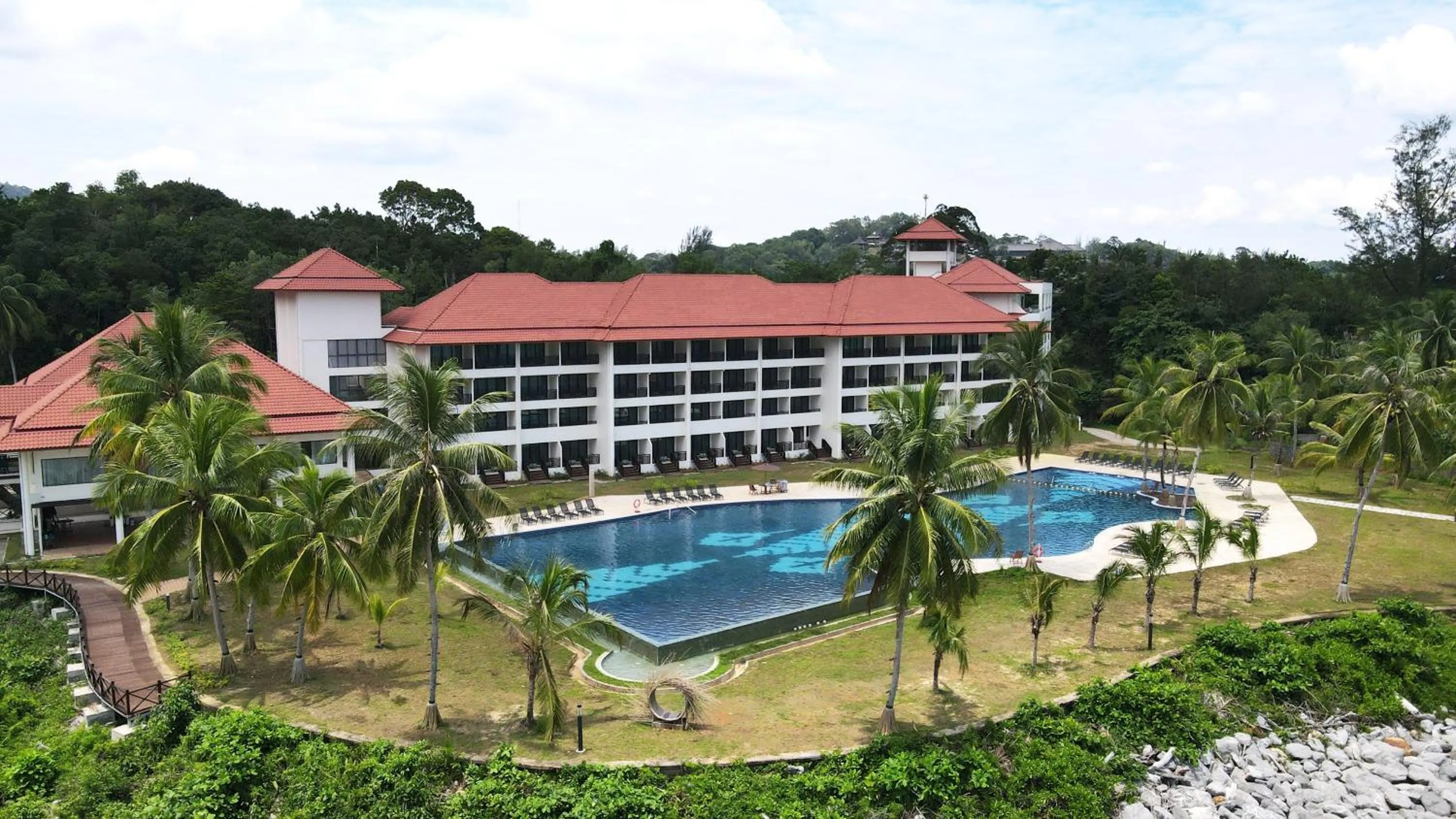 Property building in Damai Lagoon Resort