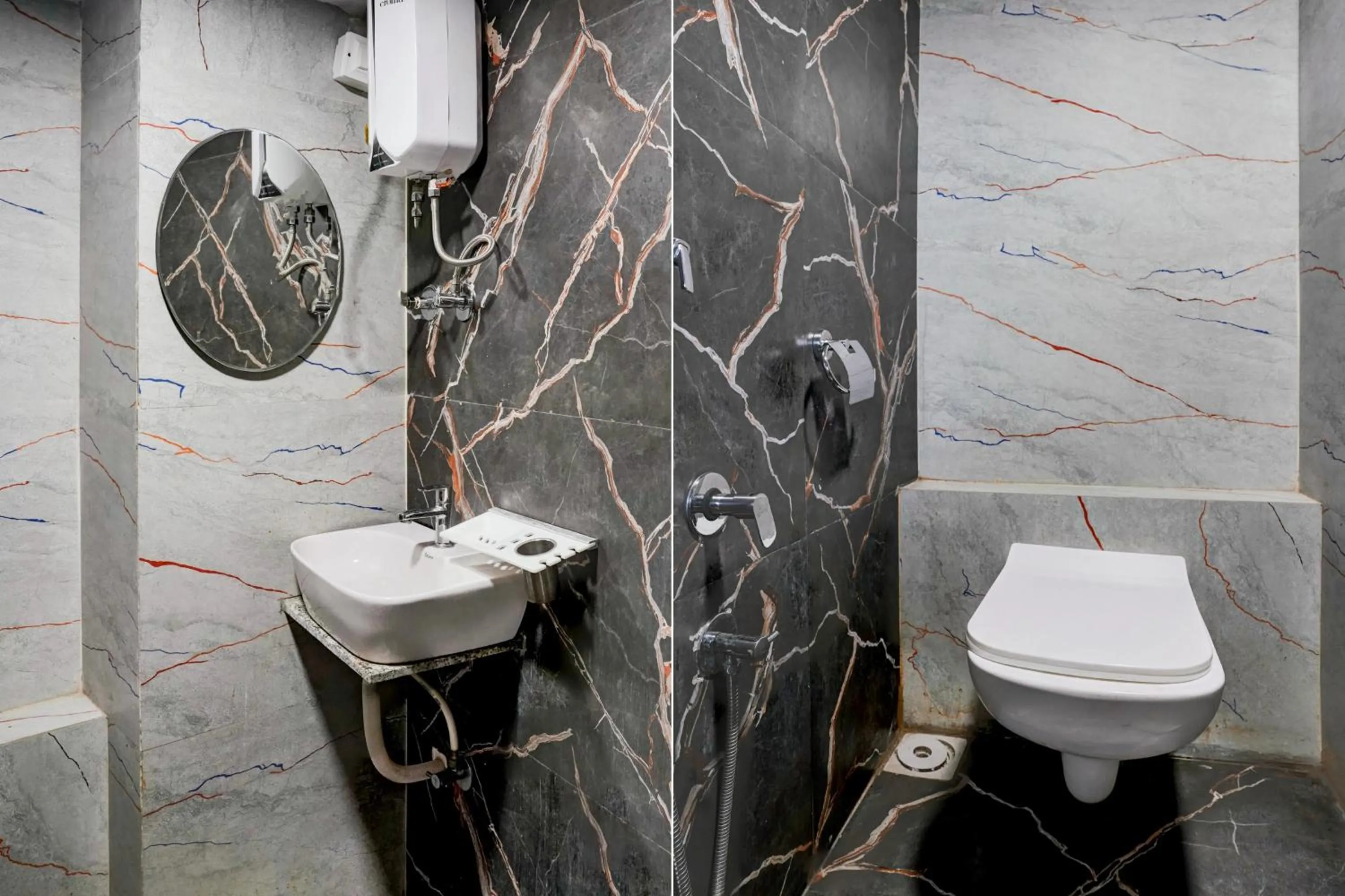 Bathroom in Collection O Adajan Formerly Hotel Sky Palace