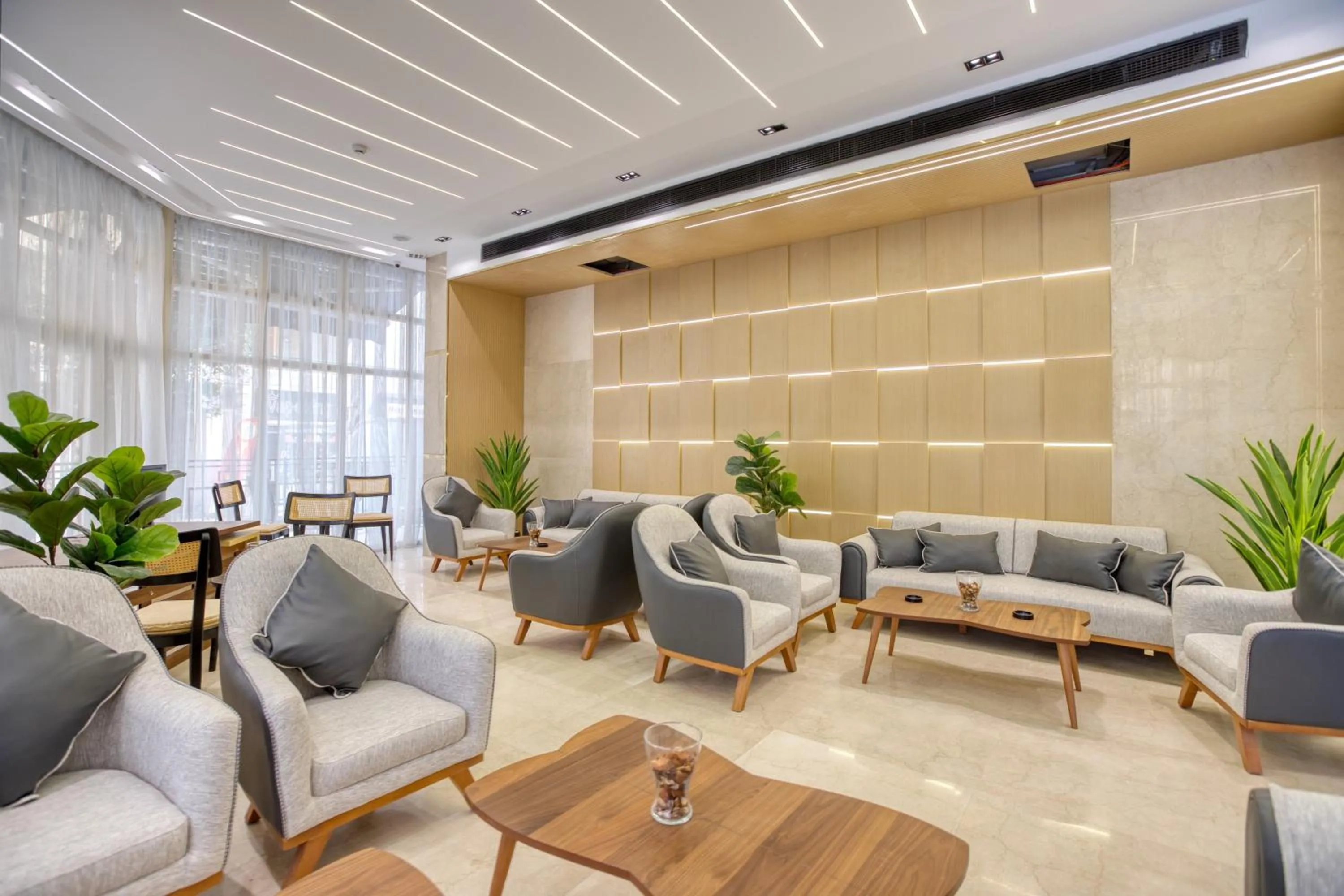 Seating area in Nozol Pyramids Hotel and Spa