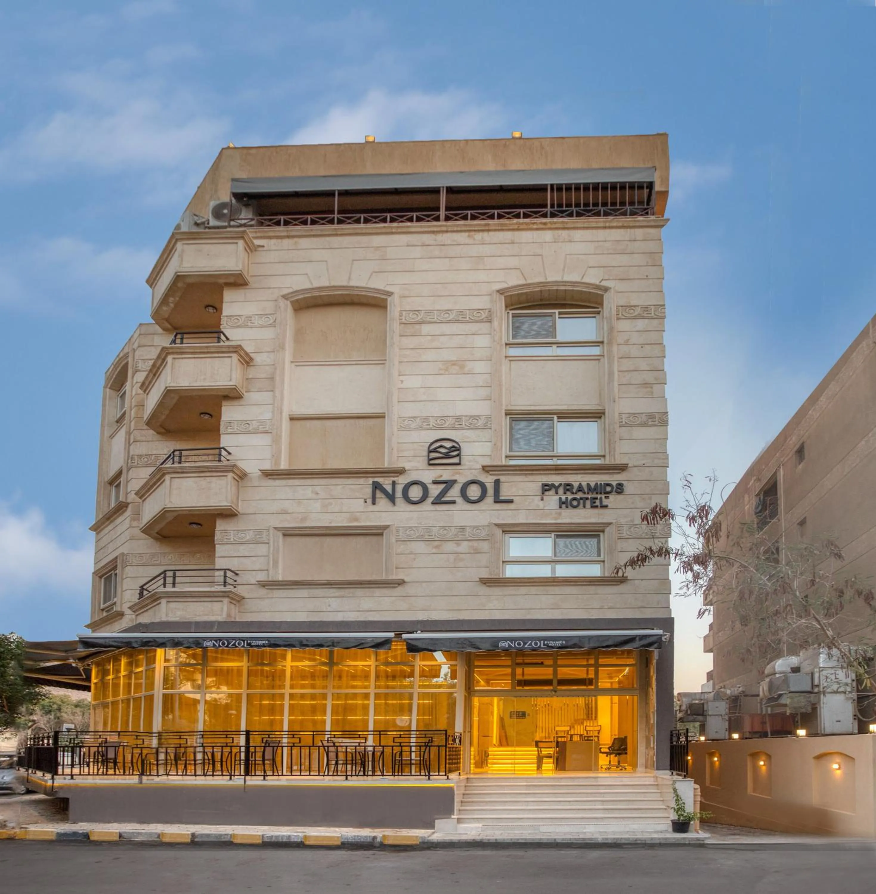 Property building in Nozol Pyramids Hotel and Spa