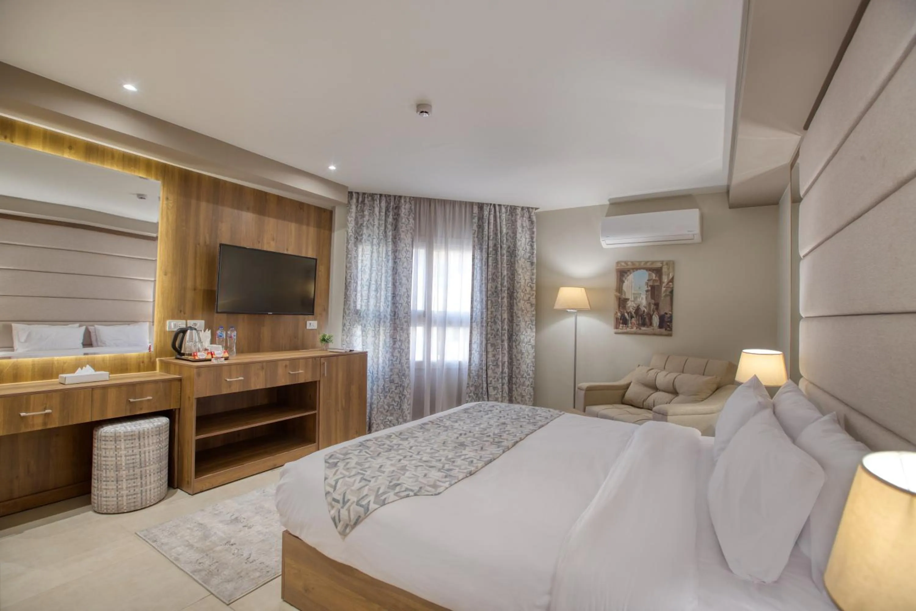 Photo of the whole room, Bed in Nozol Pyramids Hotel and Spa