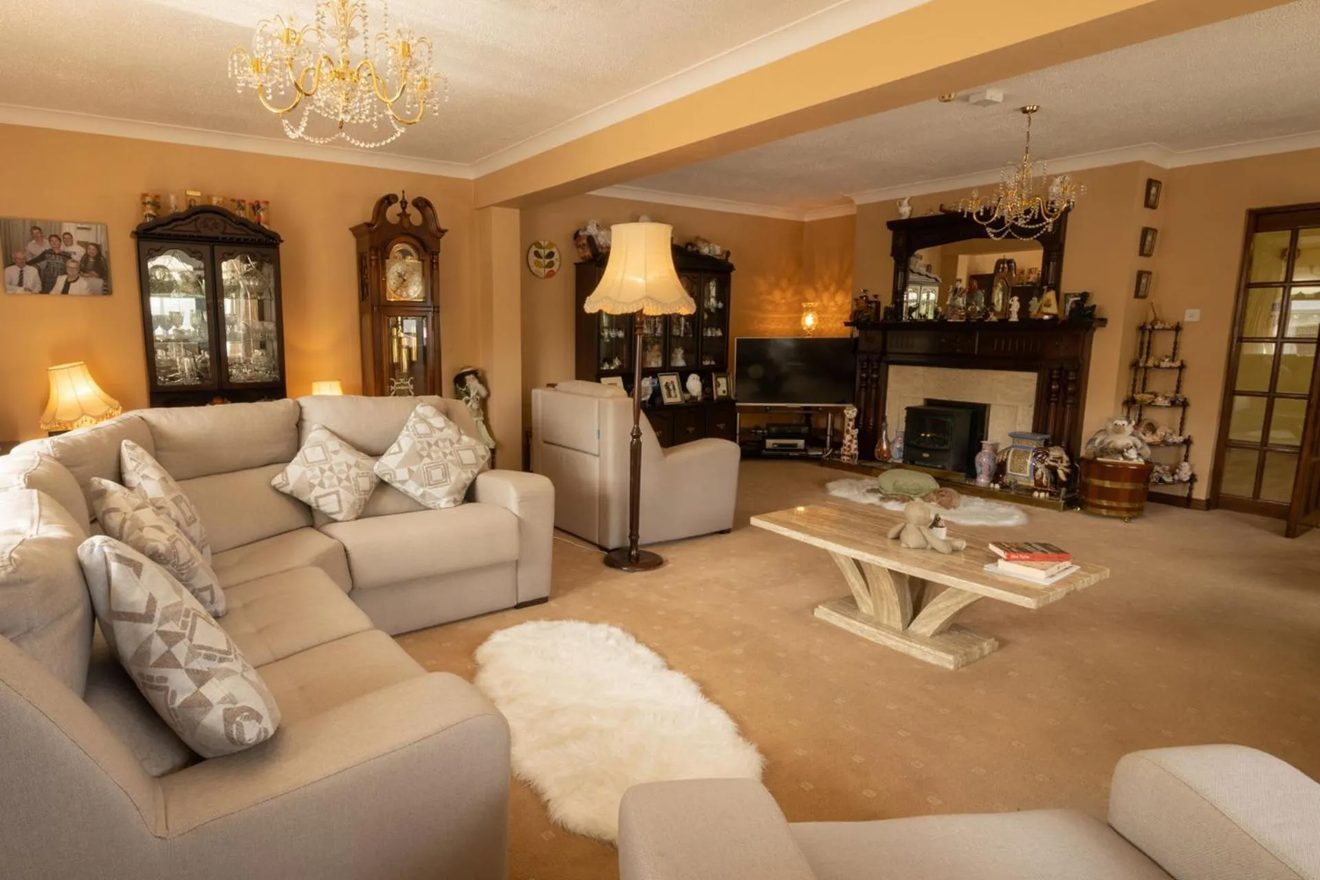 Living room in Station House Bed & Breakfast