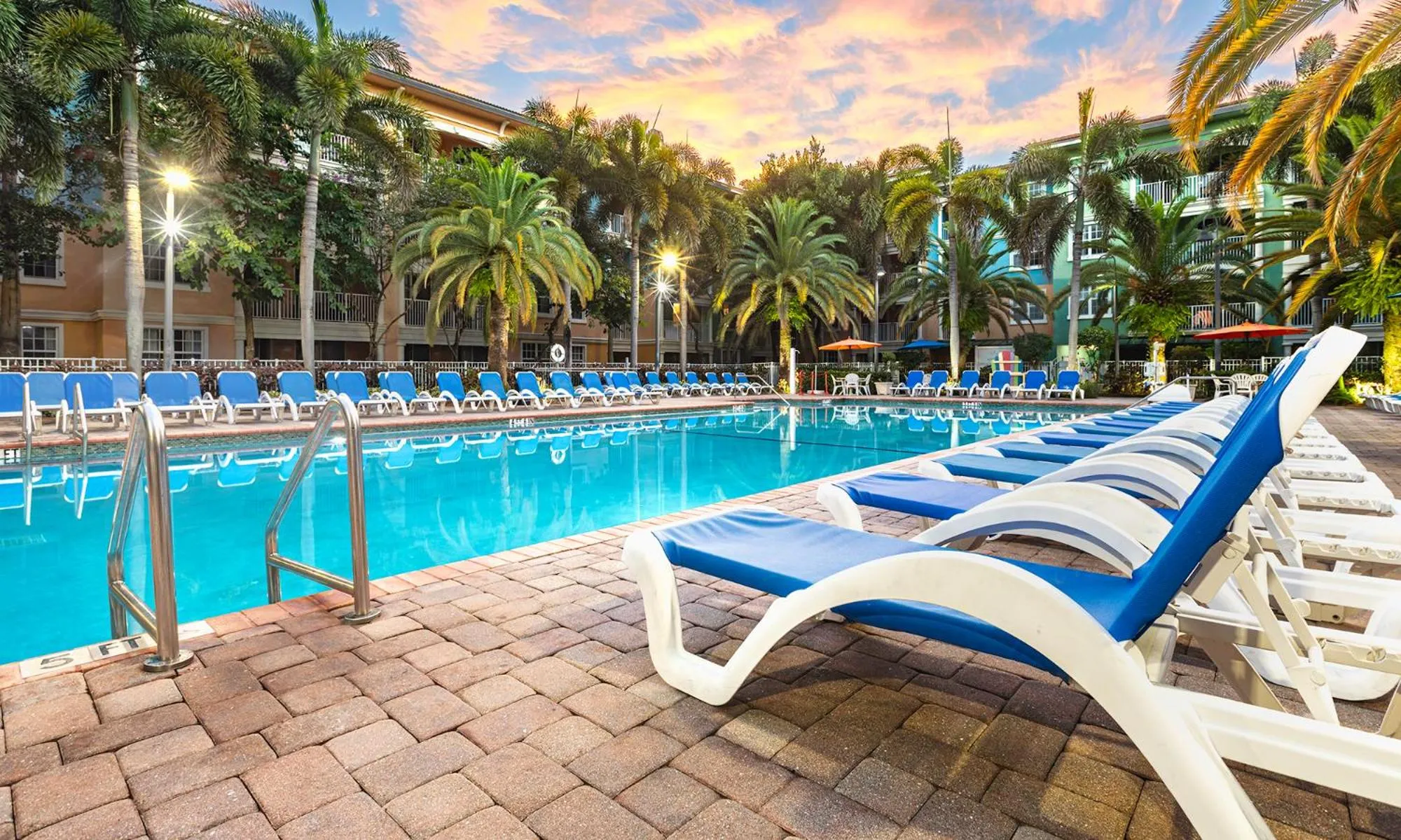 Swimming pool in Mizner Place at Weston Town Center, Fort Lauderdale