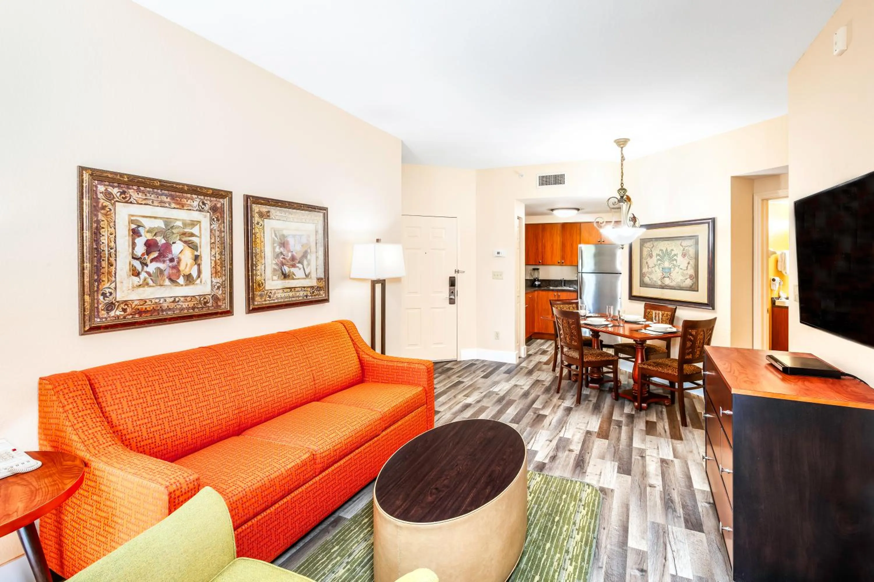 Living room in Mizner Place at Weston Town Center, Fort Lauderdale