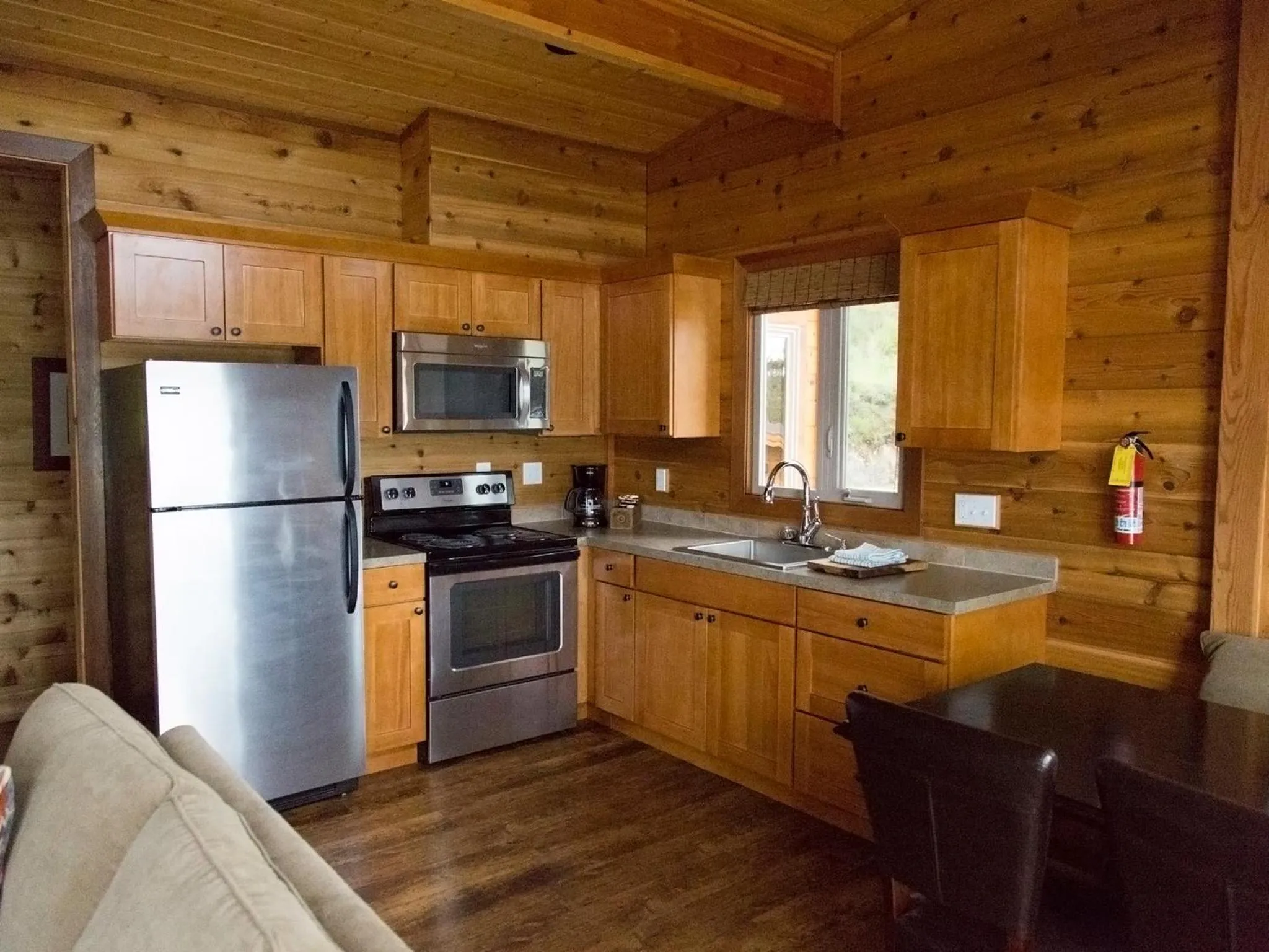 Kitchen or kitchenette in Snug Harbor Resort and Marina