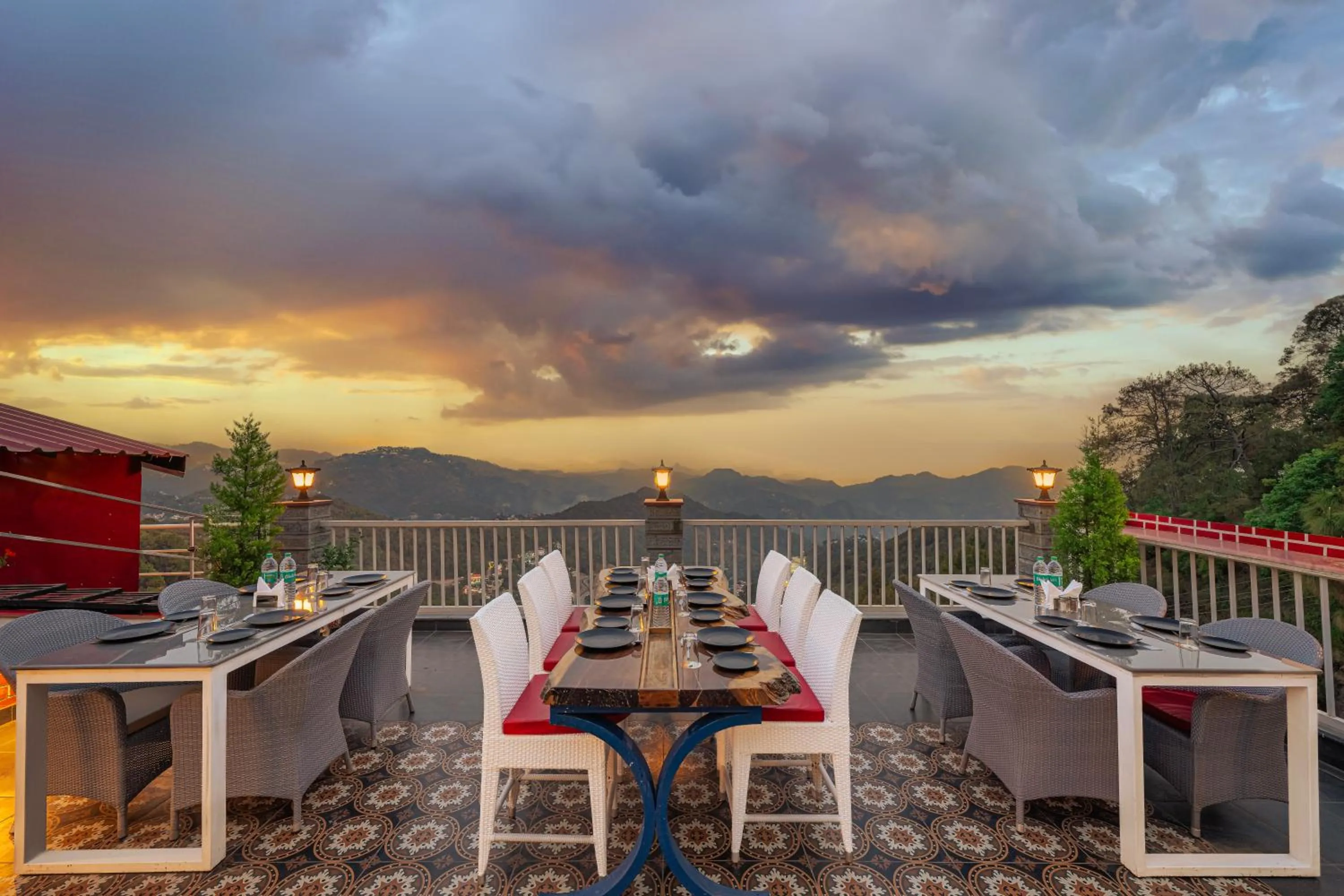 Balcony/Terrace in Hotel Wood Stock Luxury - A Boutique Property - Penthouse - Open Air Restaurant & Terrace