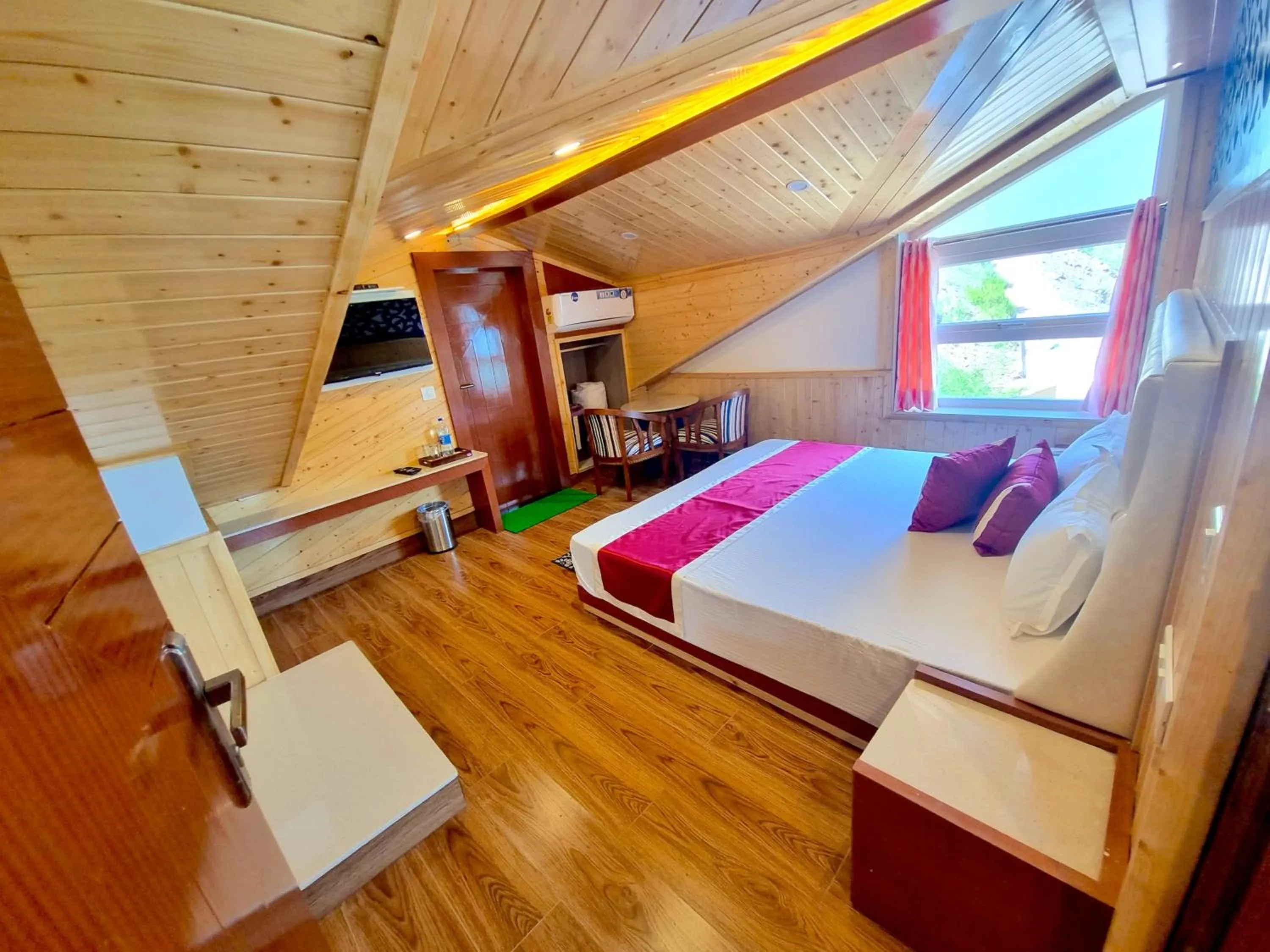 Communal lounge/ TV room, Bed in Hotel Wood Stock Luxury - A Boutique Property - Penthouse - Open Air Restaurant & Terrace