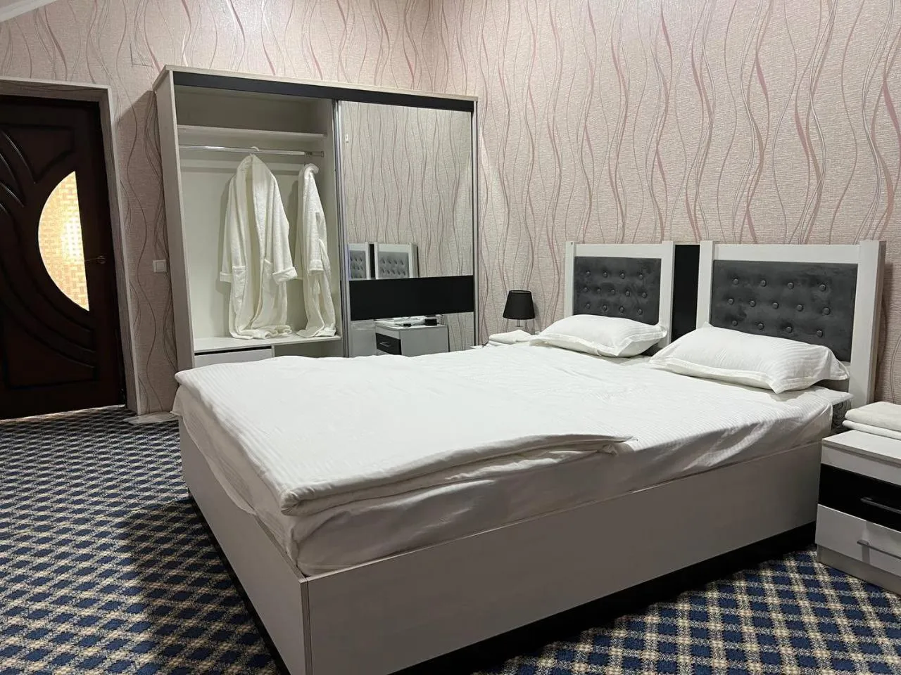 Bed in Orom Hotel Fergana