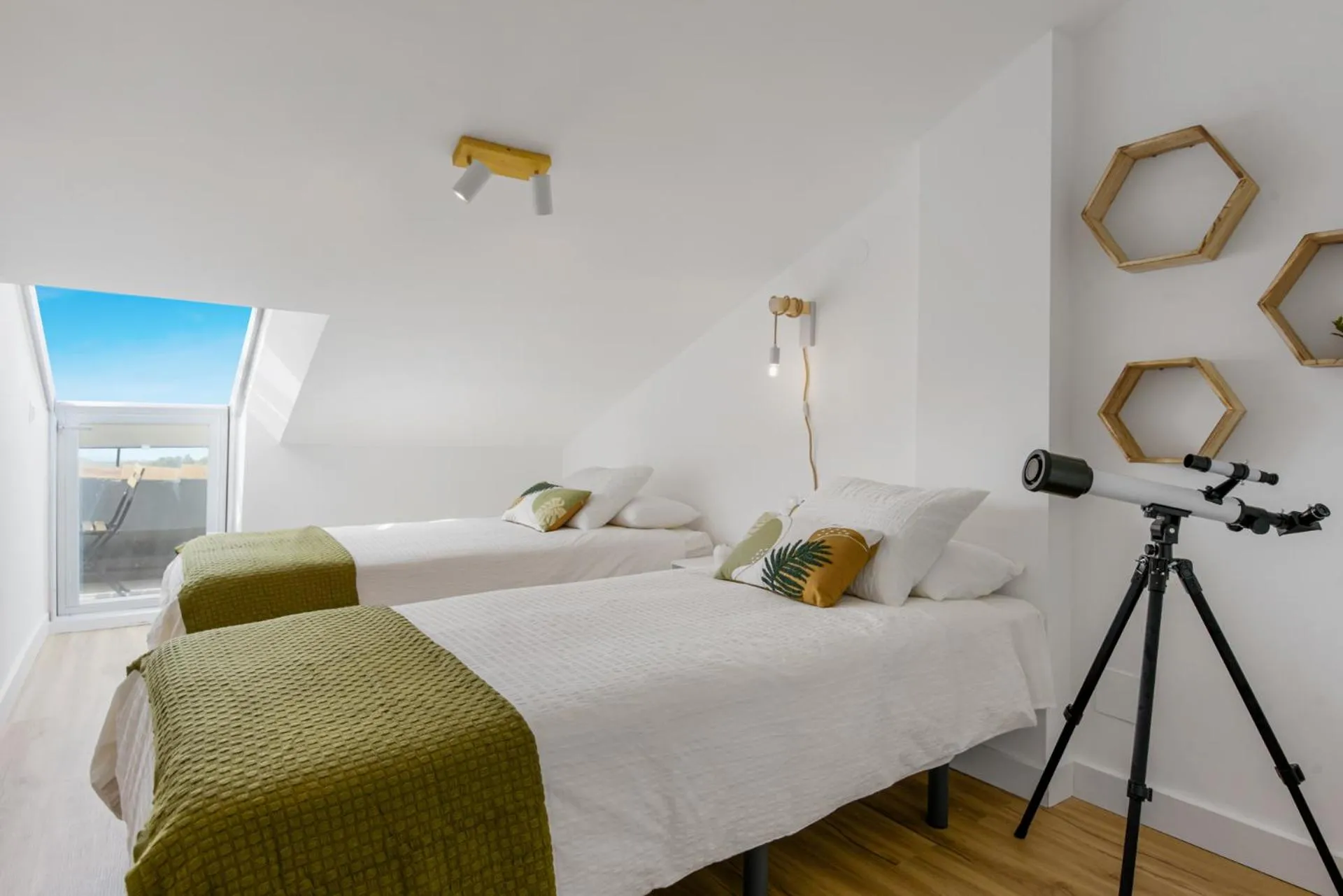 Bedroom, Bed in Dúplex Mar y Montaña