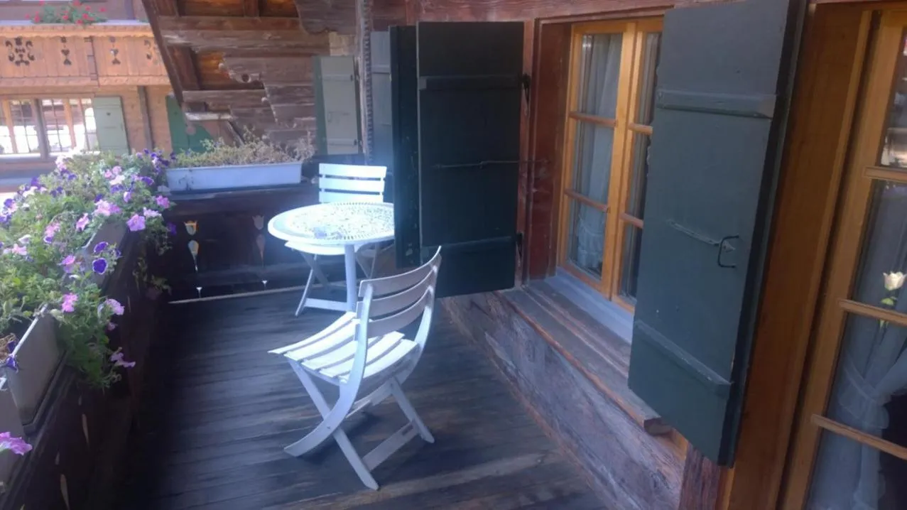 Balcony/Terrace in Le Vieux Chalet