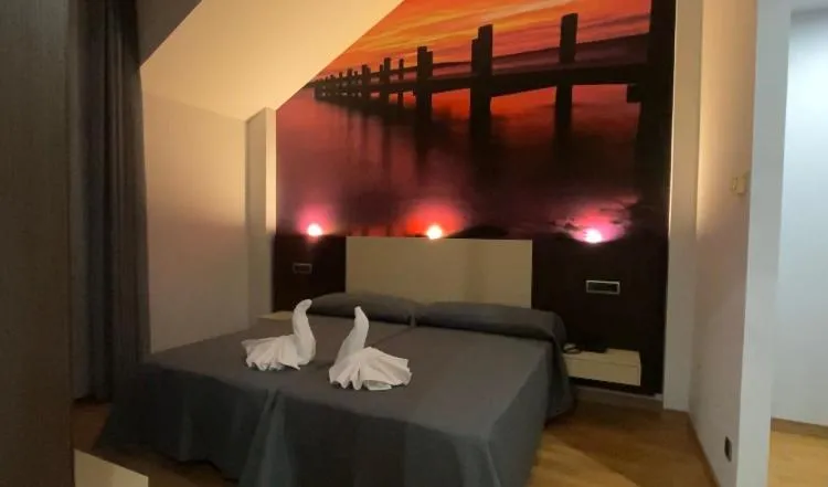 Photo of the whole room, Bed in Hotel-Asador Montes Oretanos