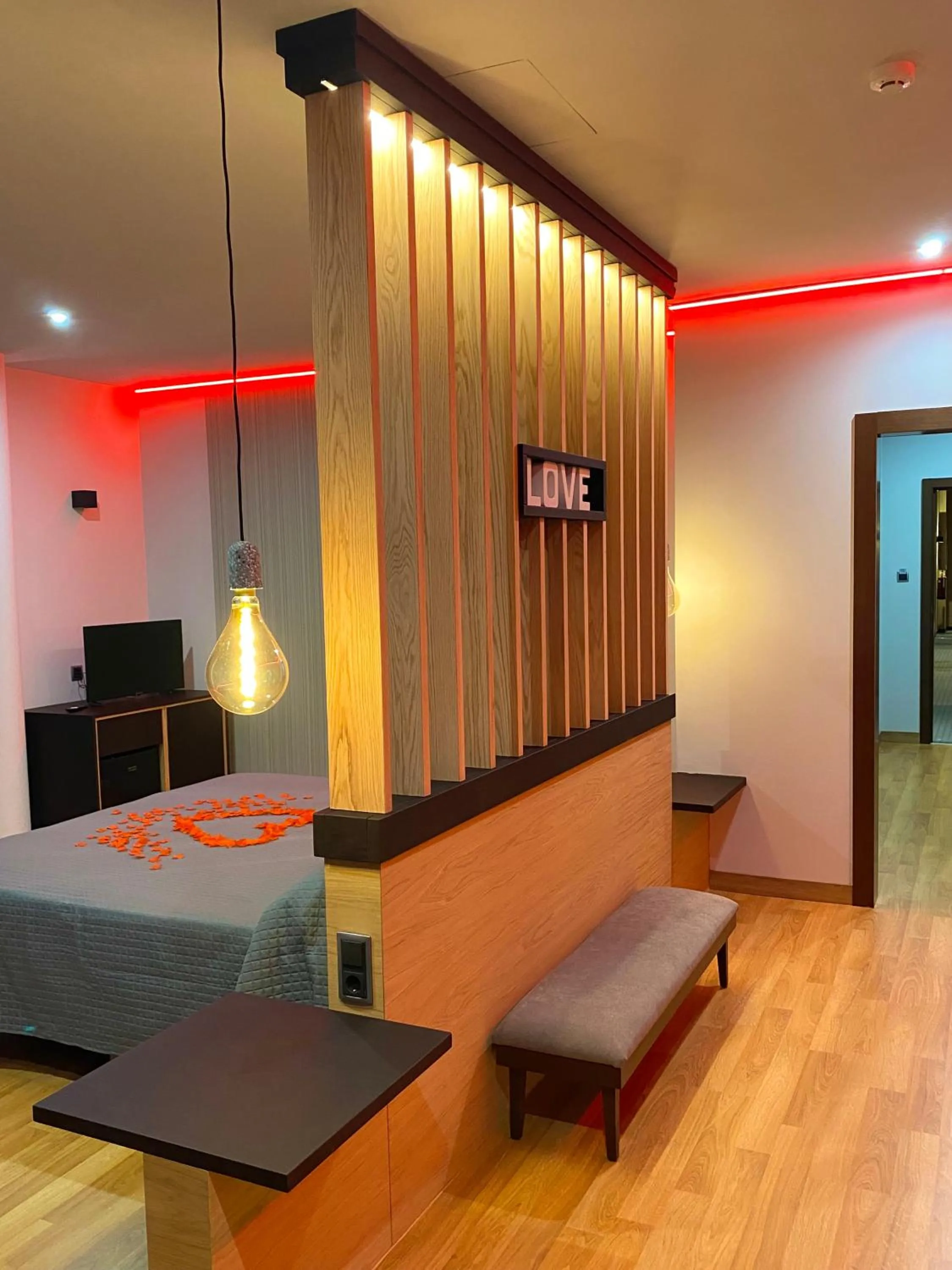 Bed in Hotel-Asador Montes Oretanos