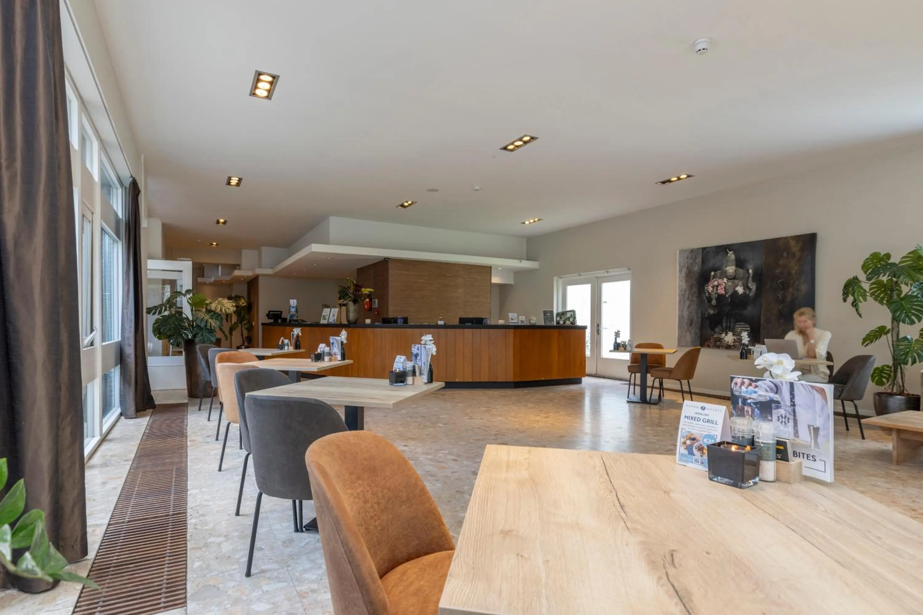 Seating area in Fletcher Hotel Restaurant Erica