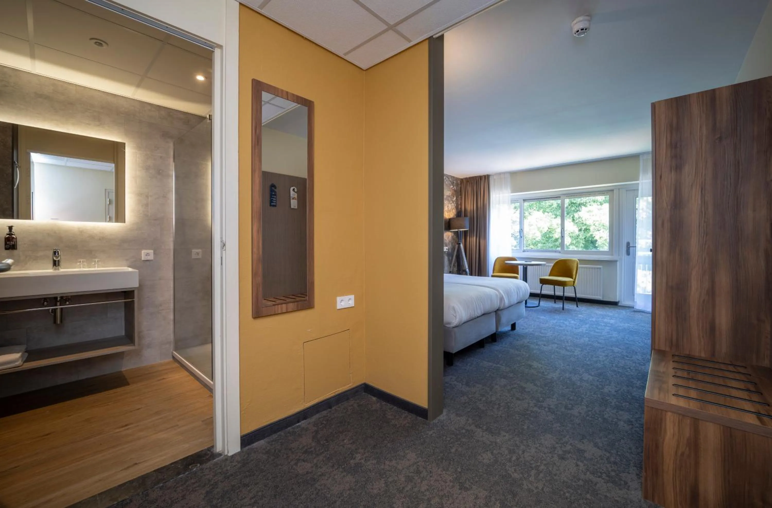 Photo of the whole room, Bed in Fletcher Hotel Restaurant Erica