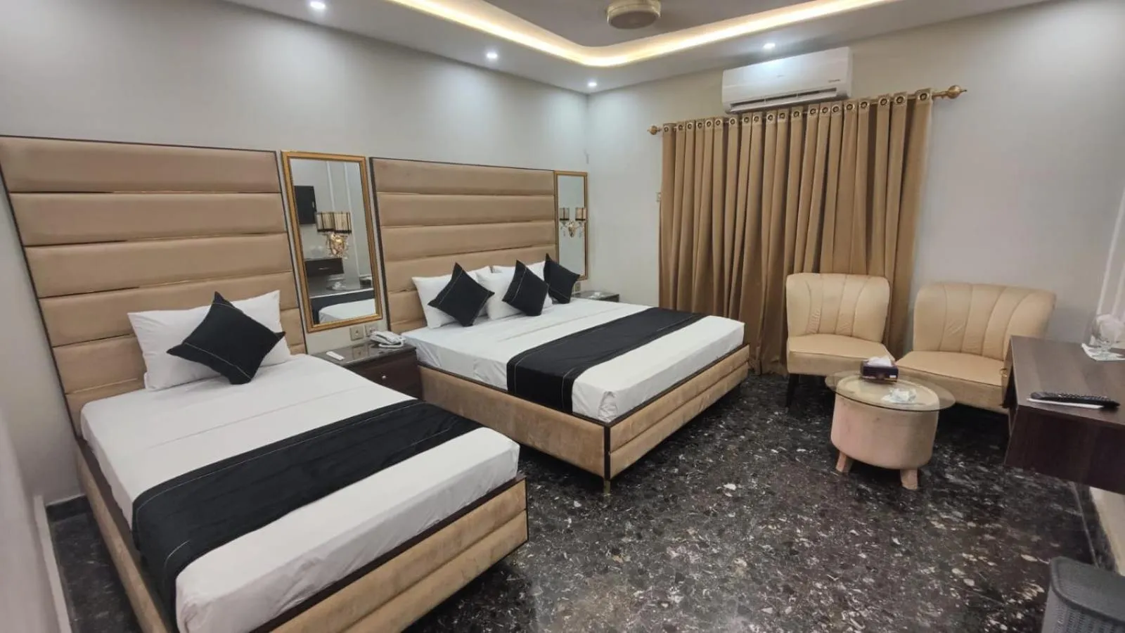 Bedroom, Bed in Hotel white season Gulberg