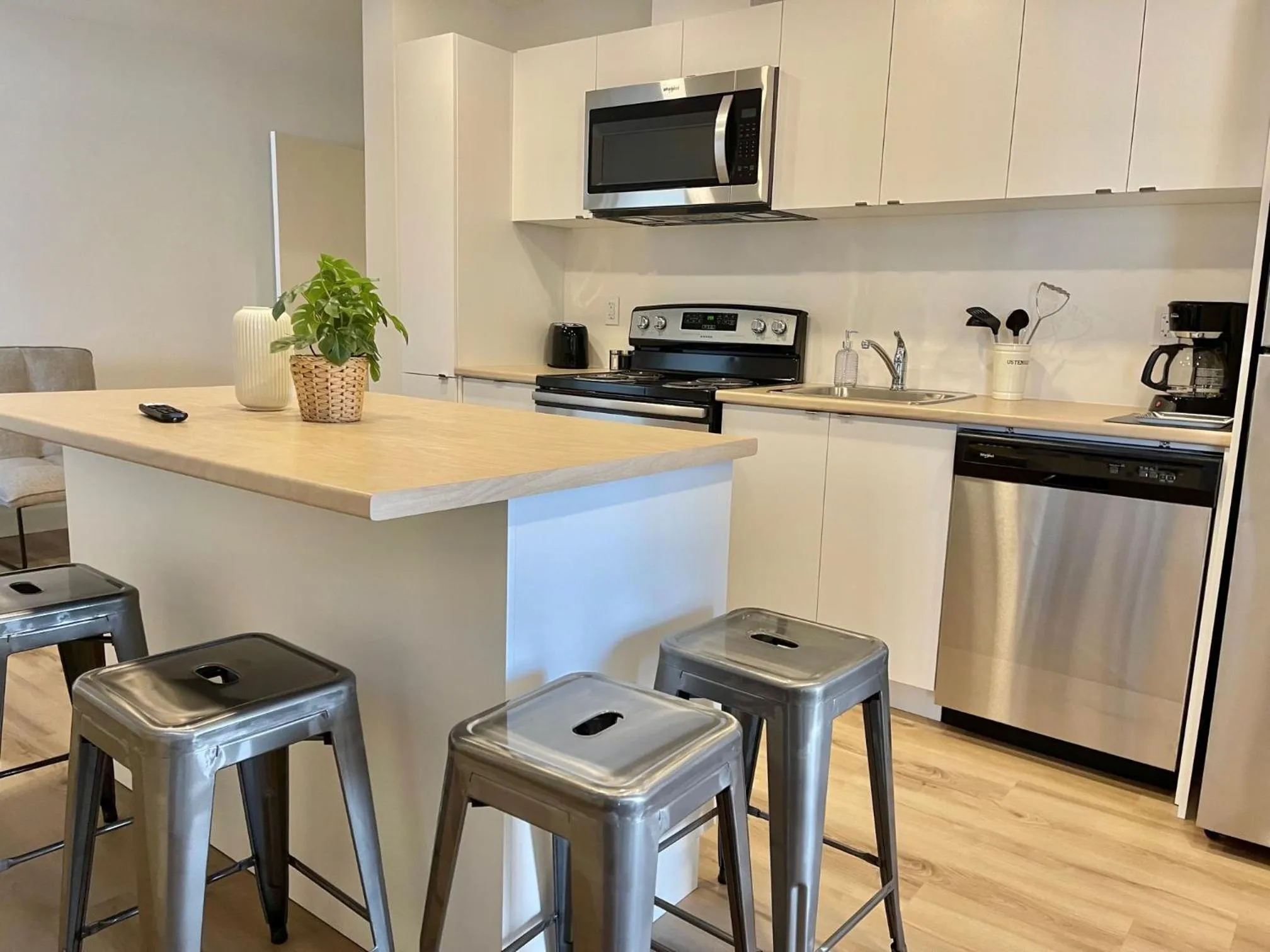 Kitchen or kitchenette in APPART-HOTEL L'UNI