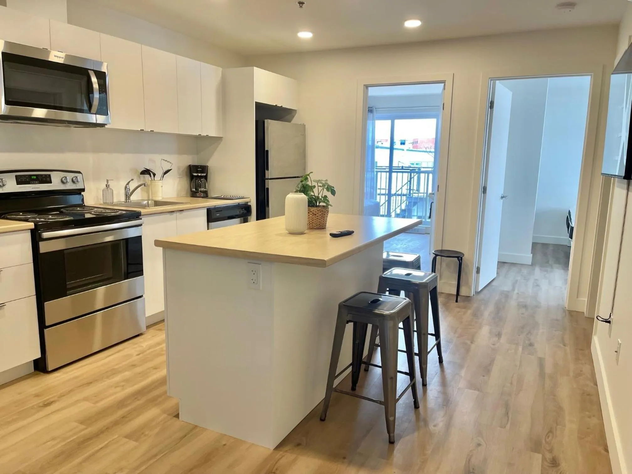 Kitchen or kitchenette in APPART-HOTEL L'UNI