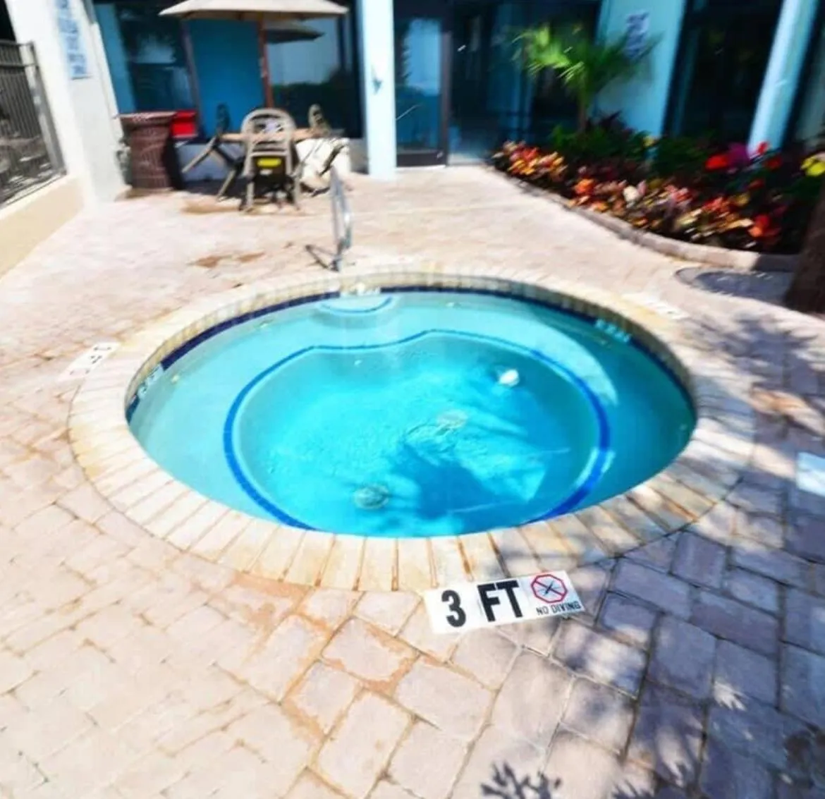 Hot Tub in Flip Flop at Compass Cove