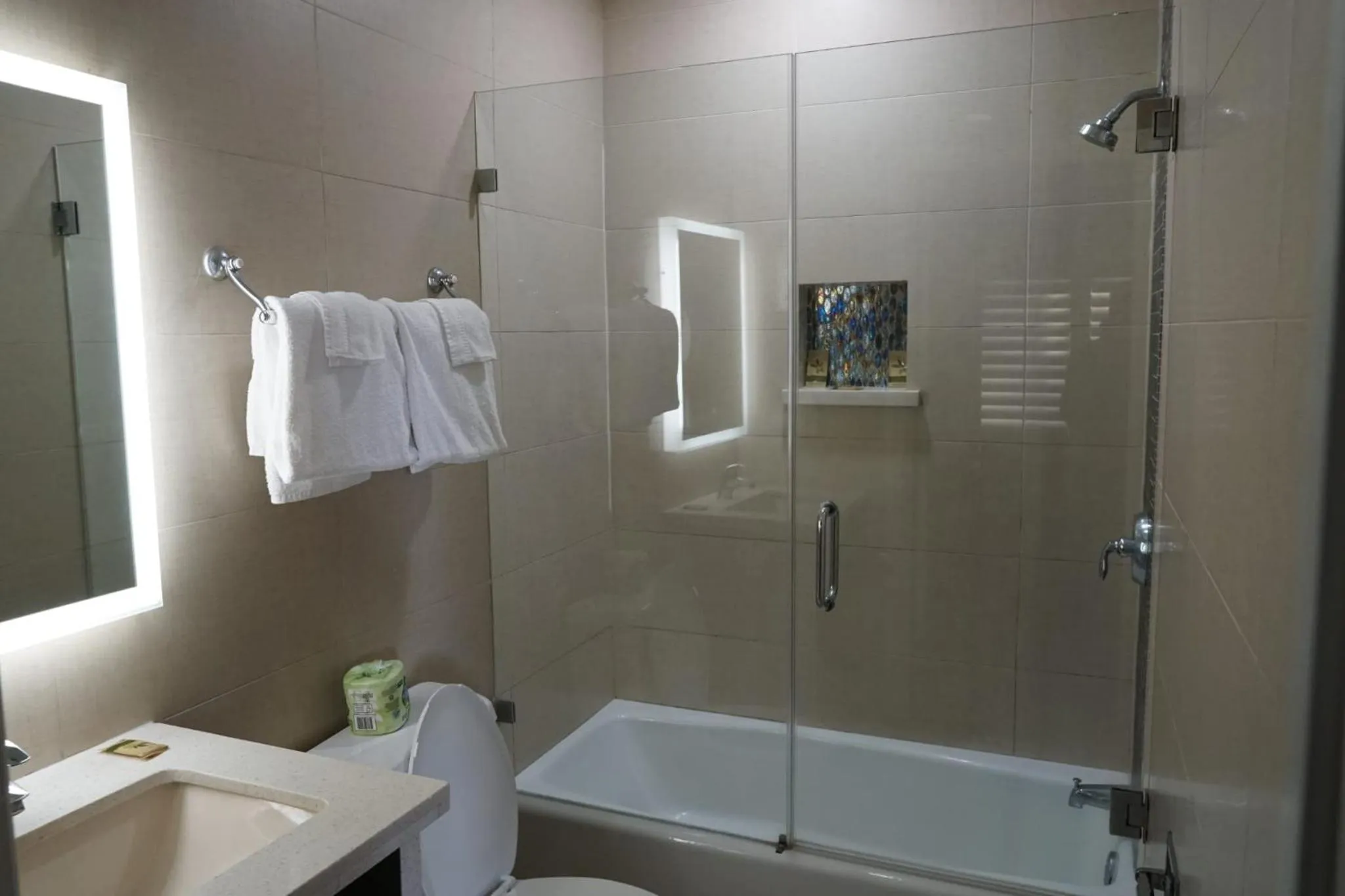 Shower in Avenue Motel