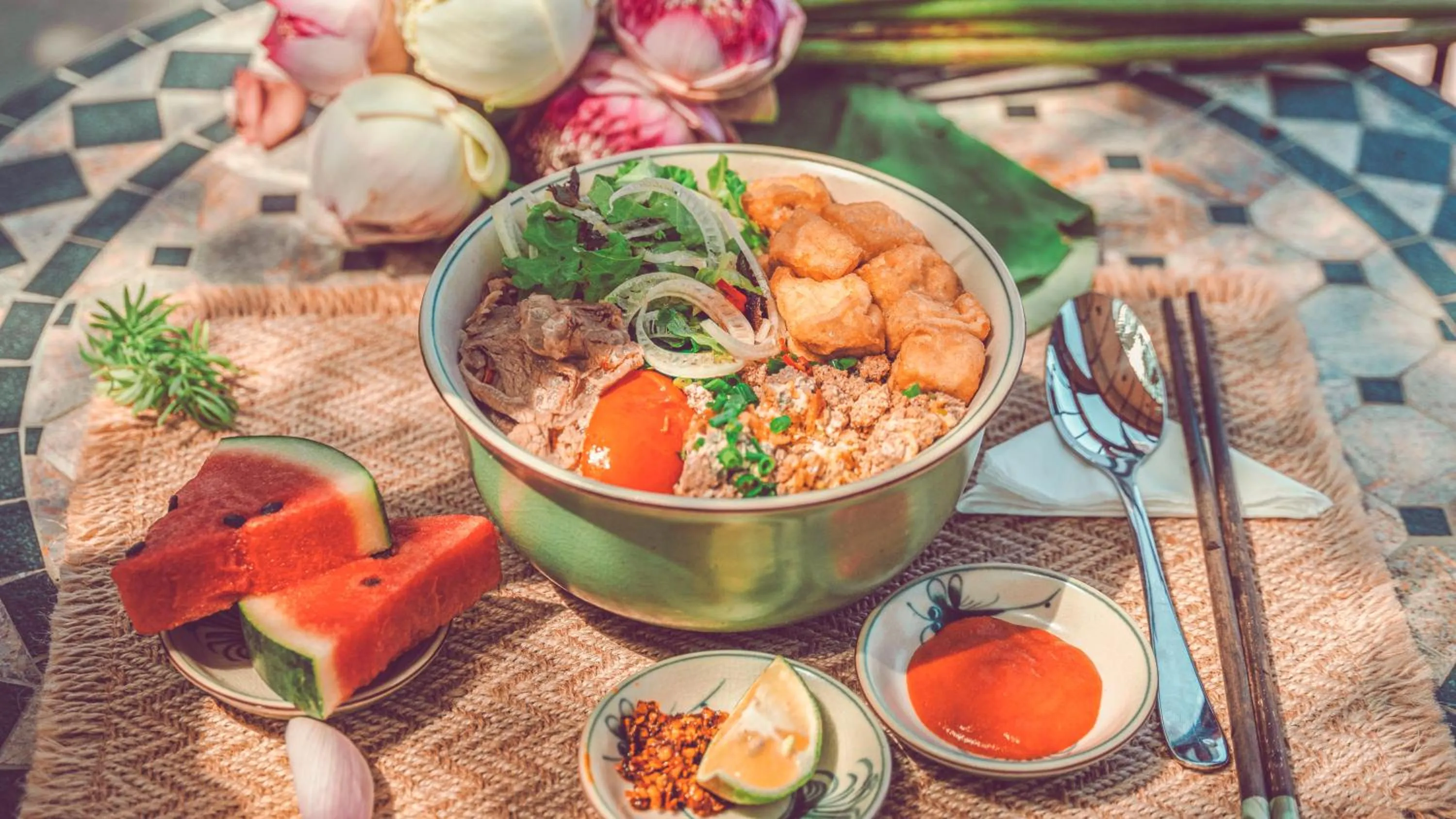 Breakfast in Le Parfum Apartment and Hotel