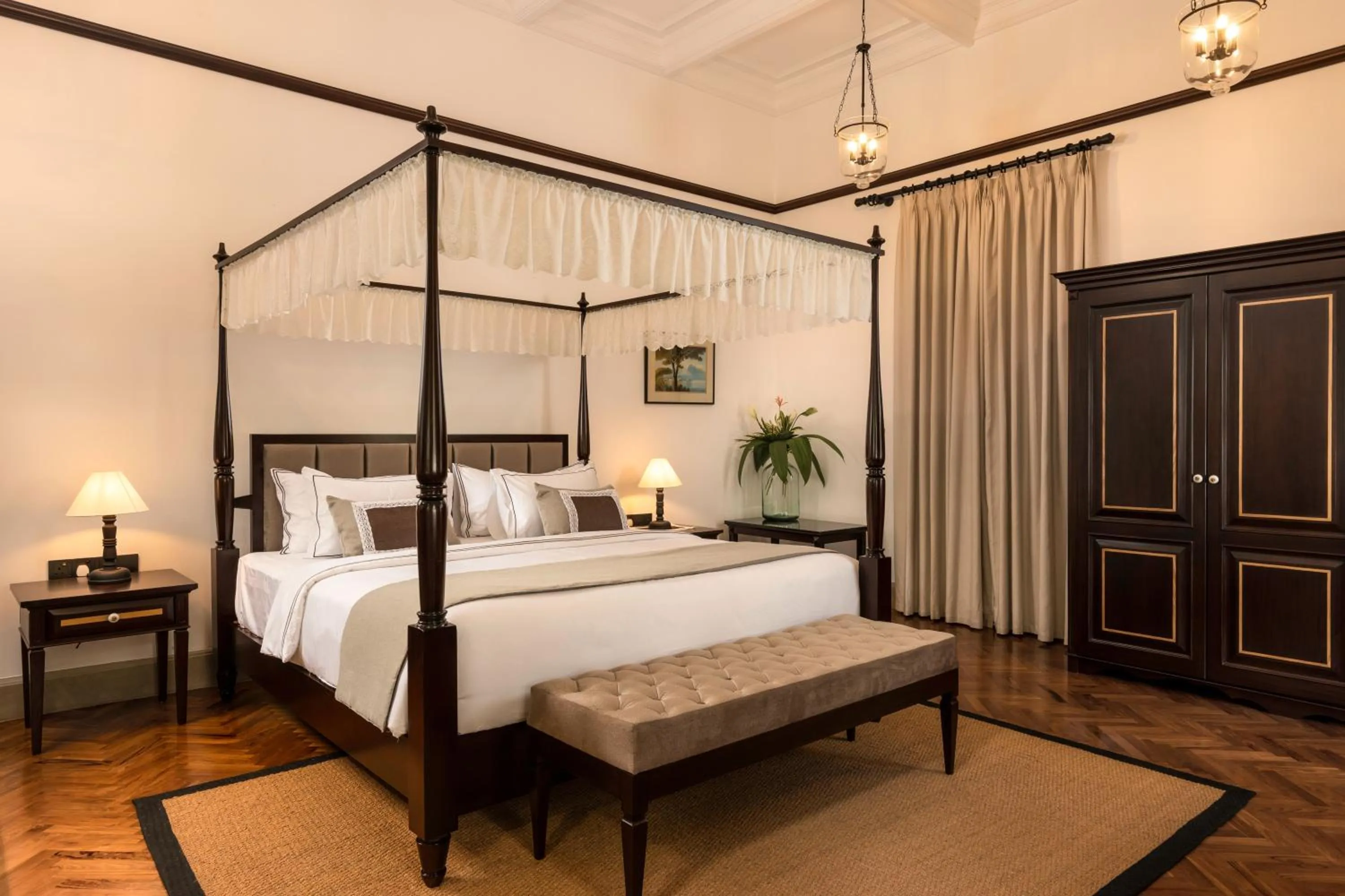 Bed in The Grand Walawwa