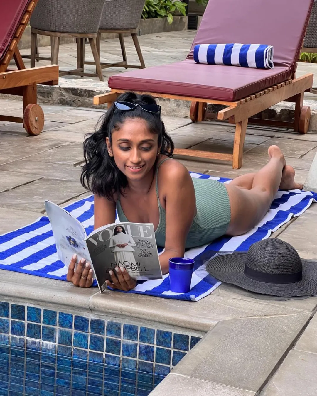 Swimming pool in The Grand Walawwa