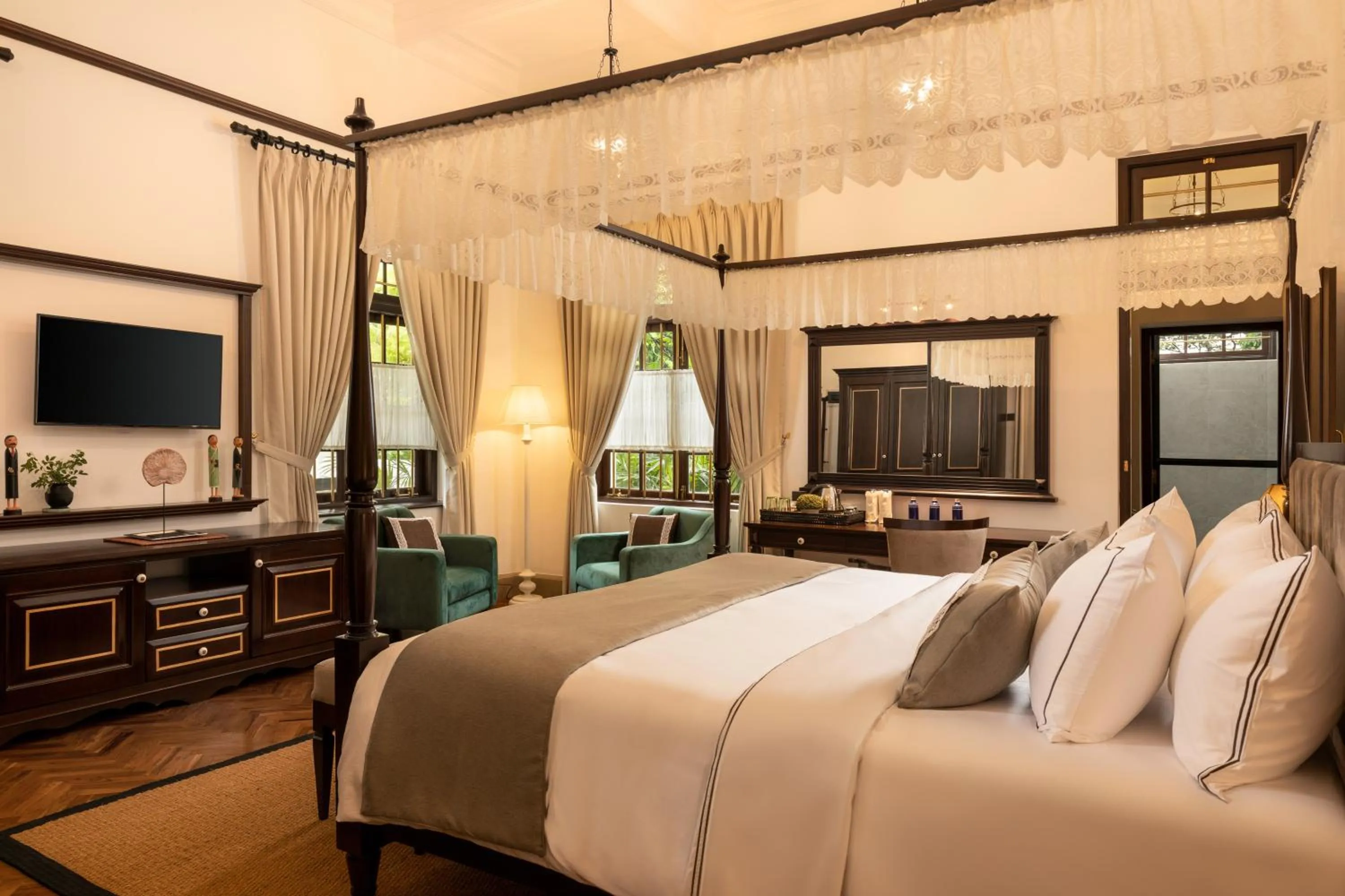 Bed in The Grand Walawwa