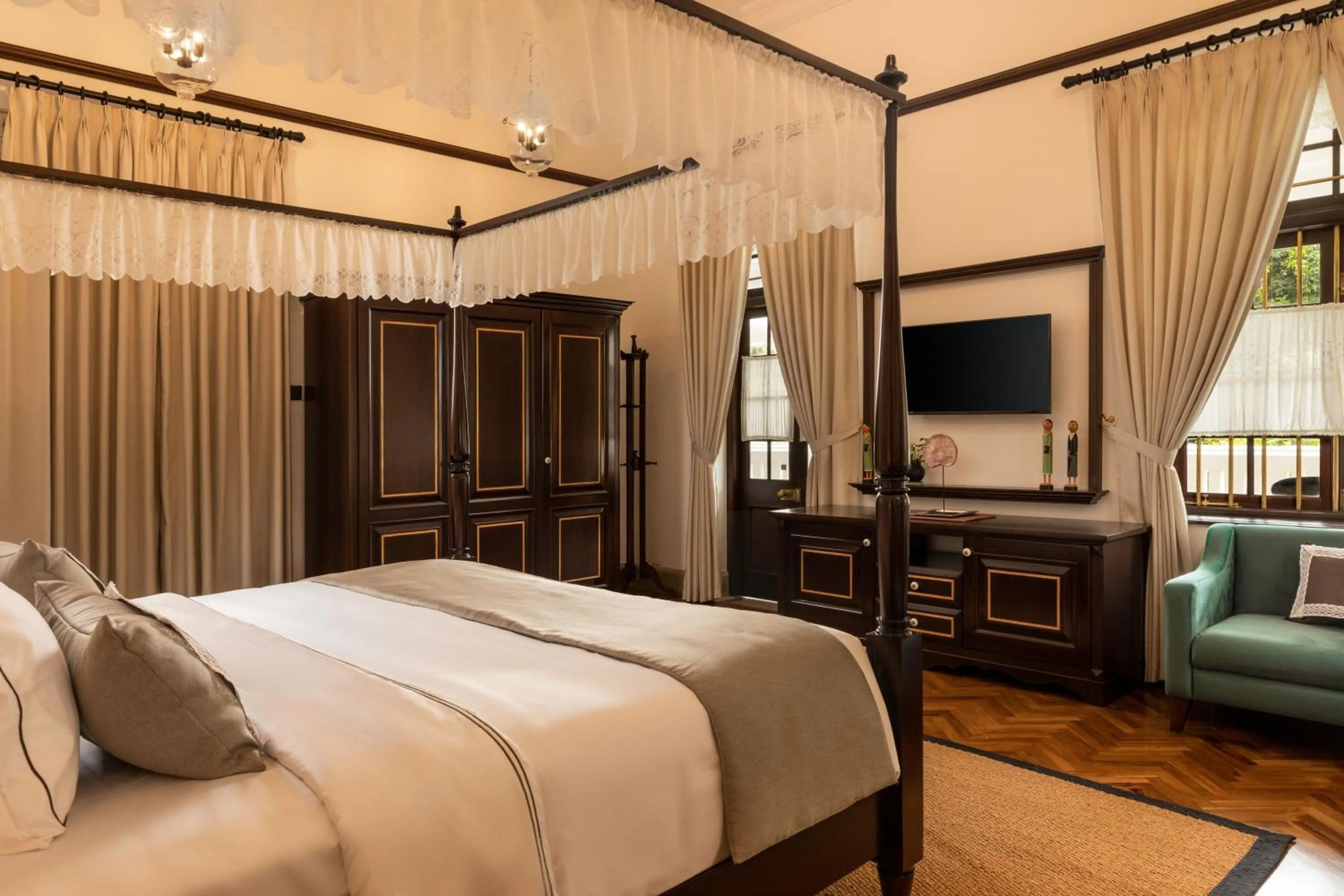 Bed in The Grand Walawwa