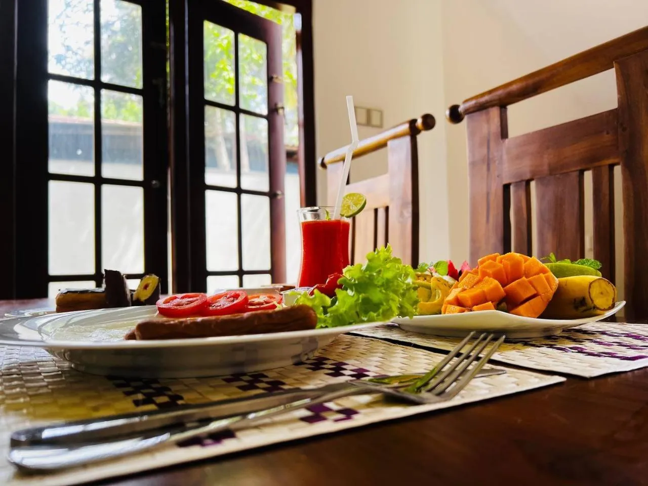 Breakfast in Urban Galle Villa