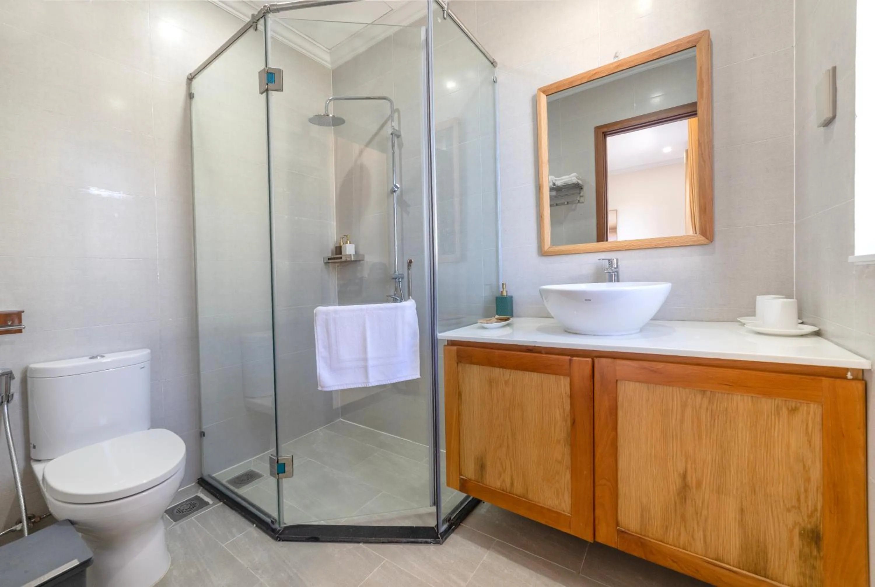 Shower in Cerasoi Boutique Villa Dalat