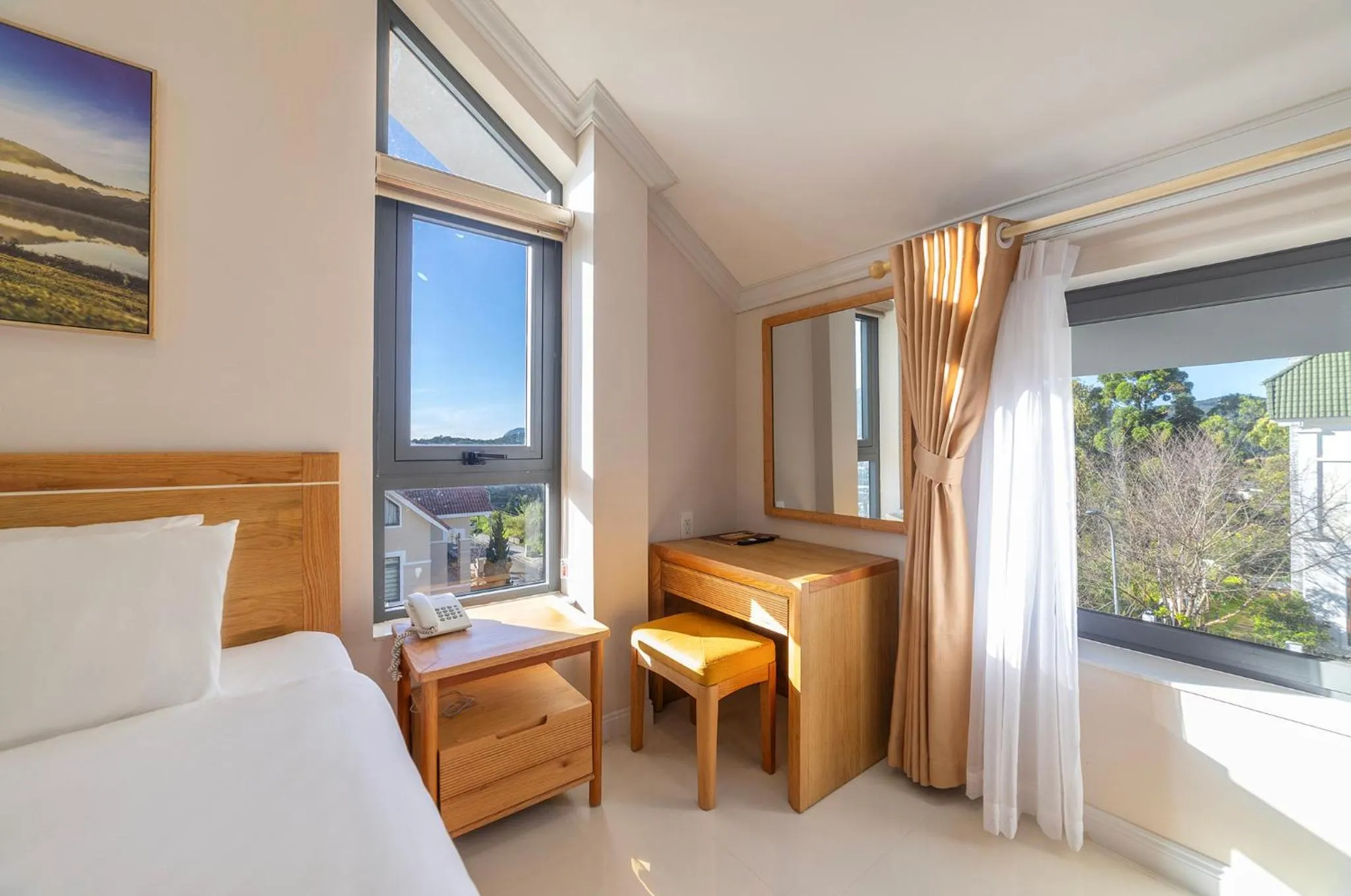 View (from property/room), Bed in Cerasoi Boutique Villa Dalat