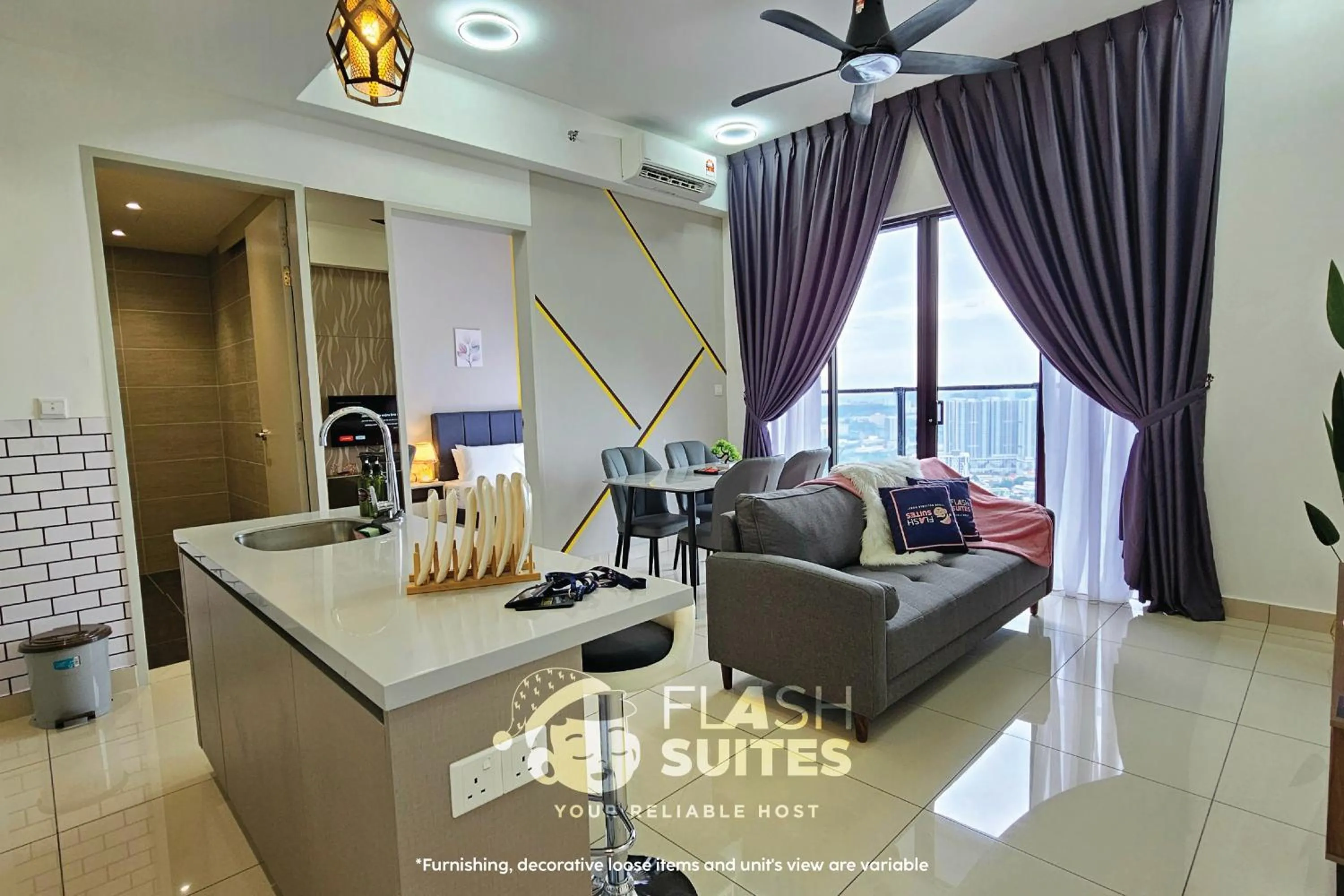 Living room in Trion Premium Suites @ KL