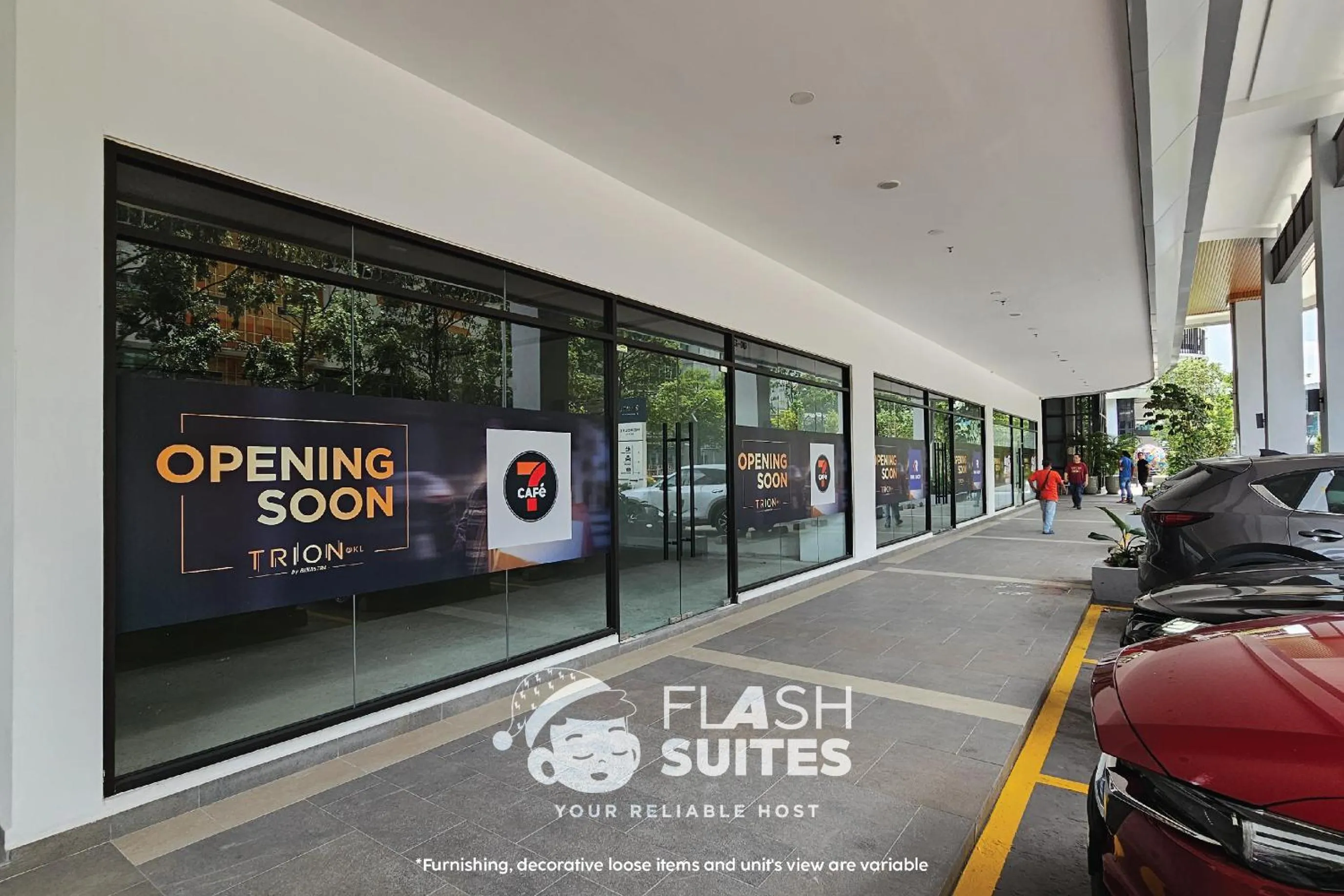 Shopping Area in Trion Premium Suites @ KL