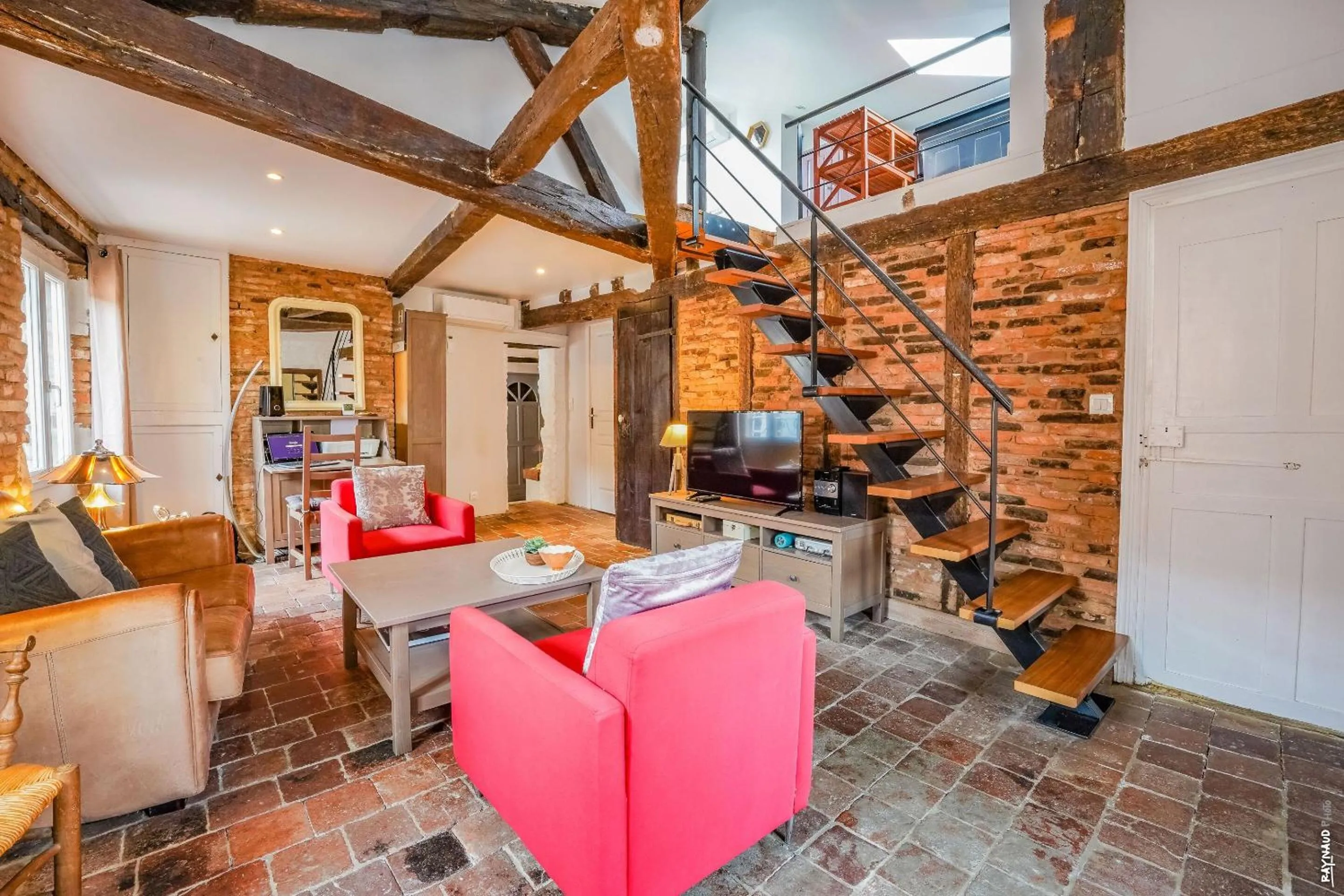 Living room in Appartement - Alcôve et chocolat - Albi