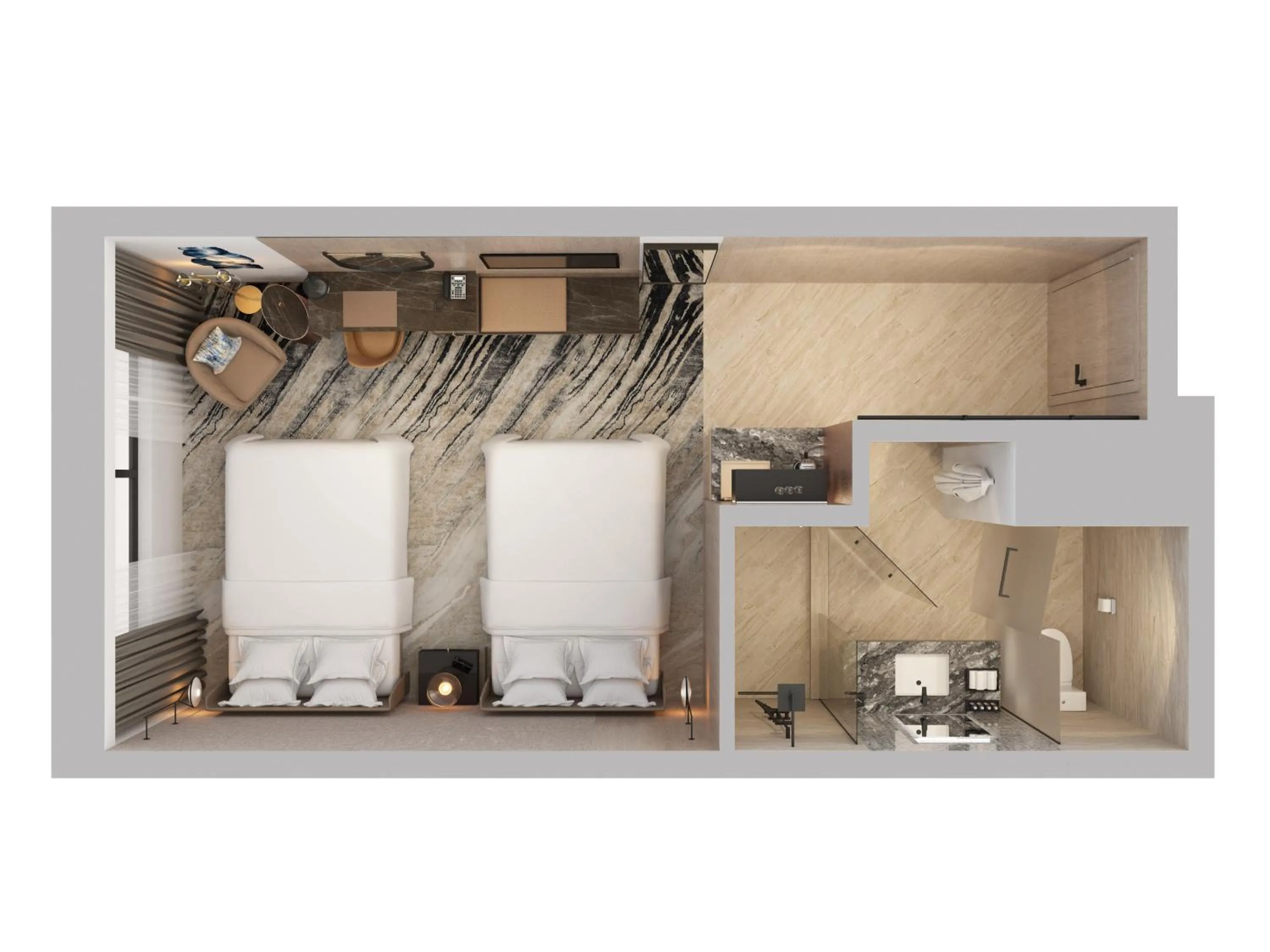 Photo of the whole room in InterContinental Seattle Bellevue, by IHG