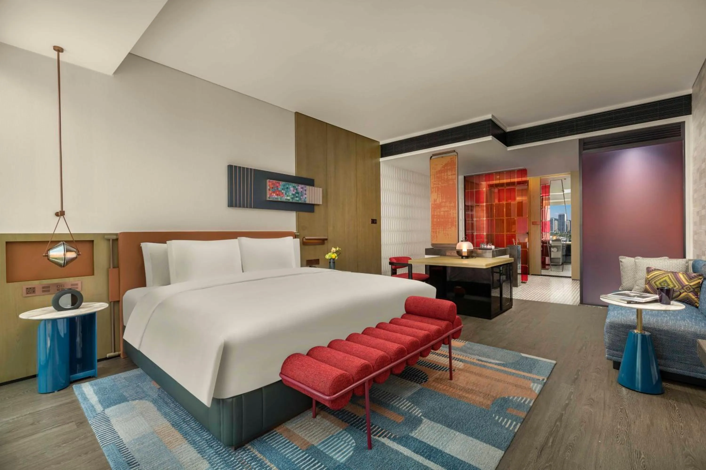 Standard King Room in Hotel Indigo Changsha Meixi Lake