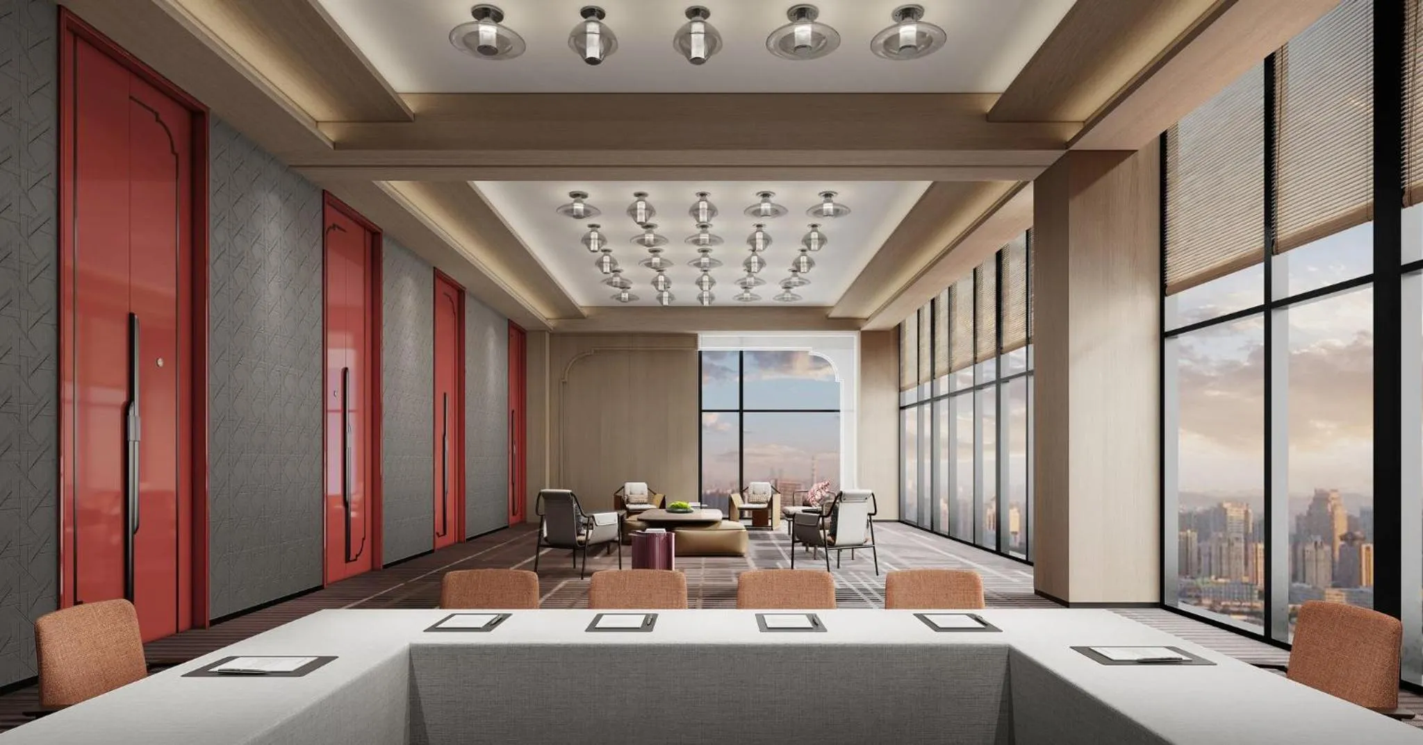 Meeting/conference room in Hotel Indigo Changsha Meixi Lake