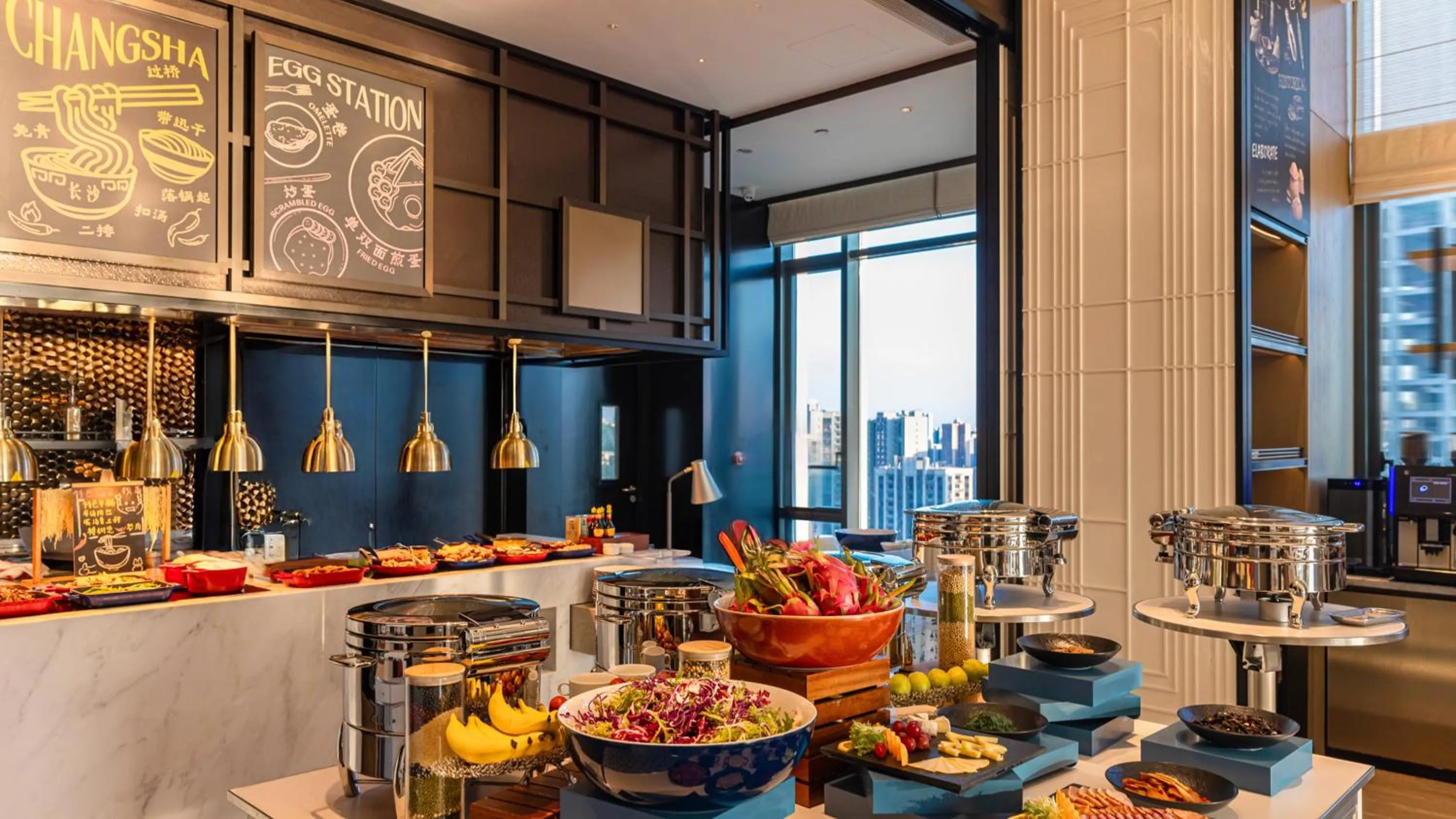 Breakfast in Hotel Indigo Changsha Meixi Lake